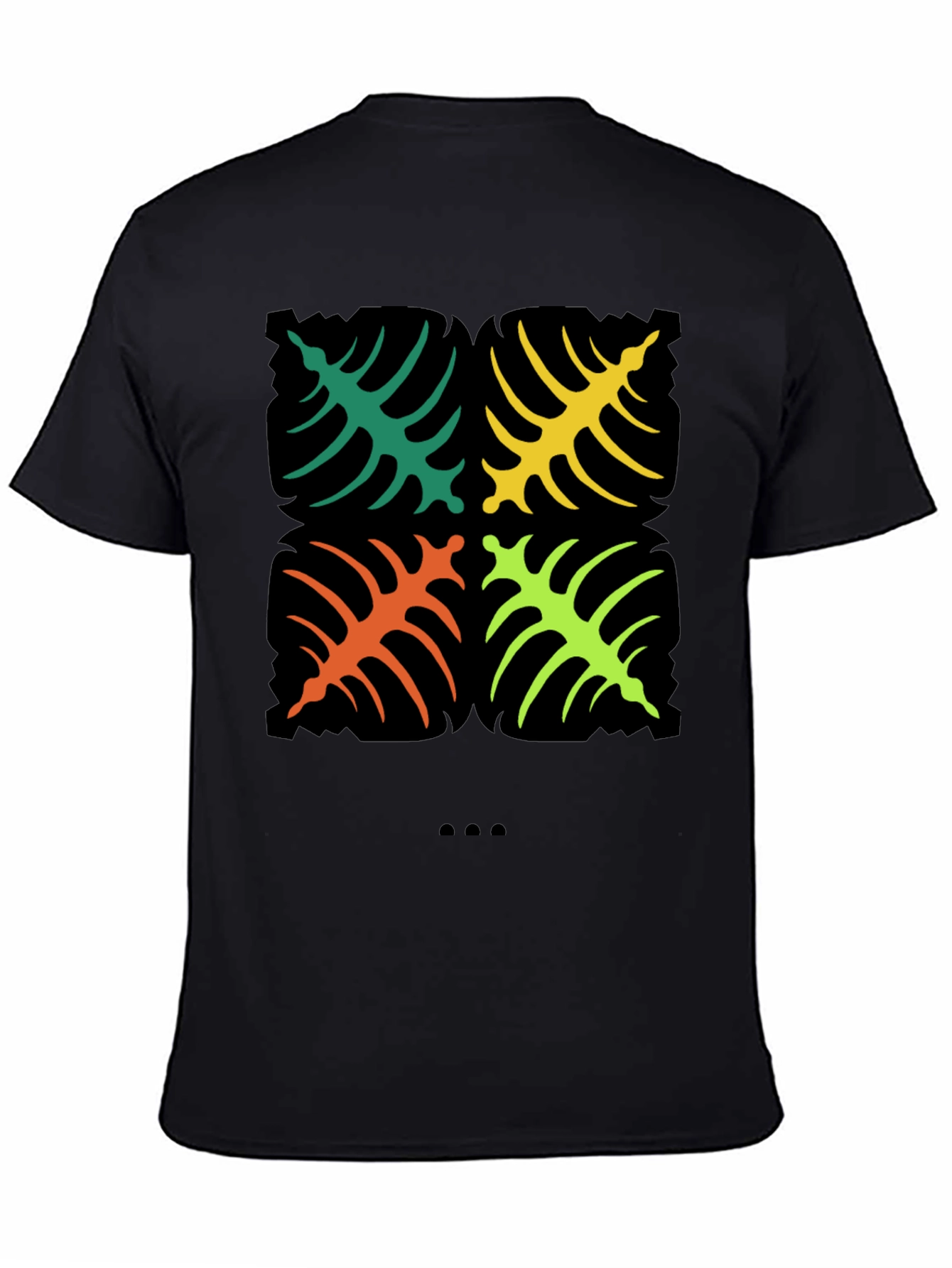 Tropical Leaf Graphic Tee - Bold & Stylish Design