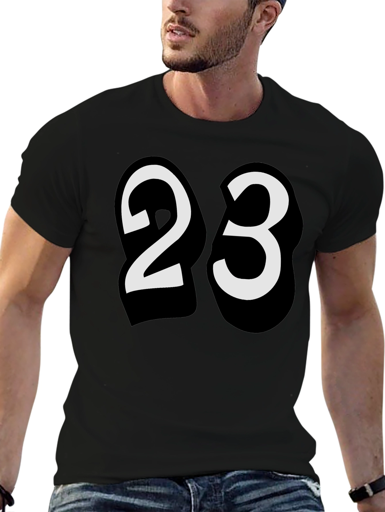 Number 23 Graphic Tee - Classic & Bold Design