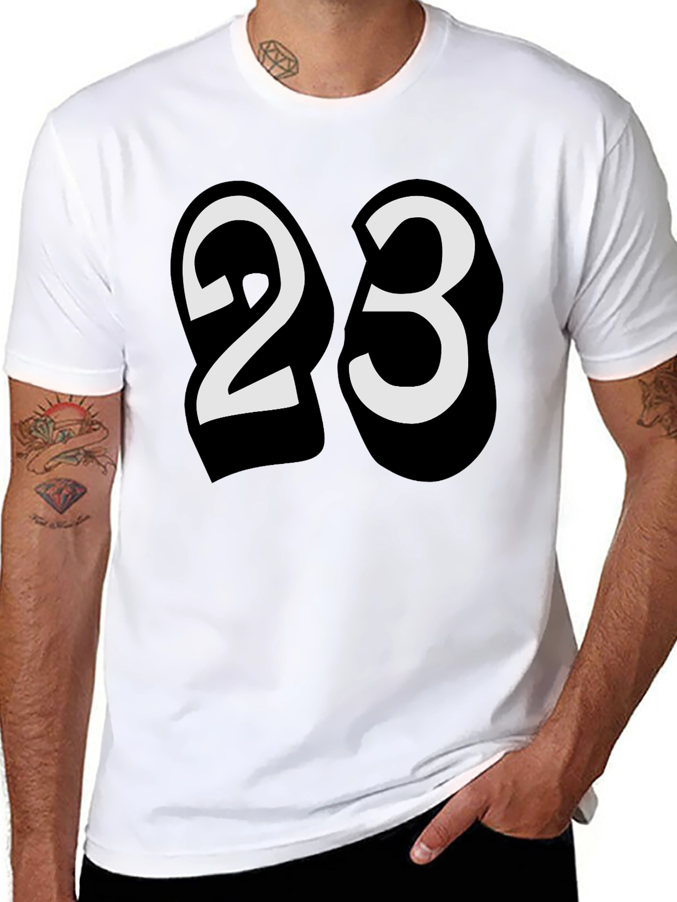 Number 23 Graphic Tee - Classic & Bold Design