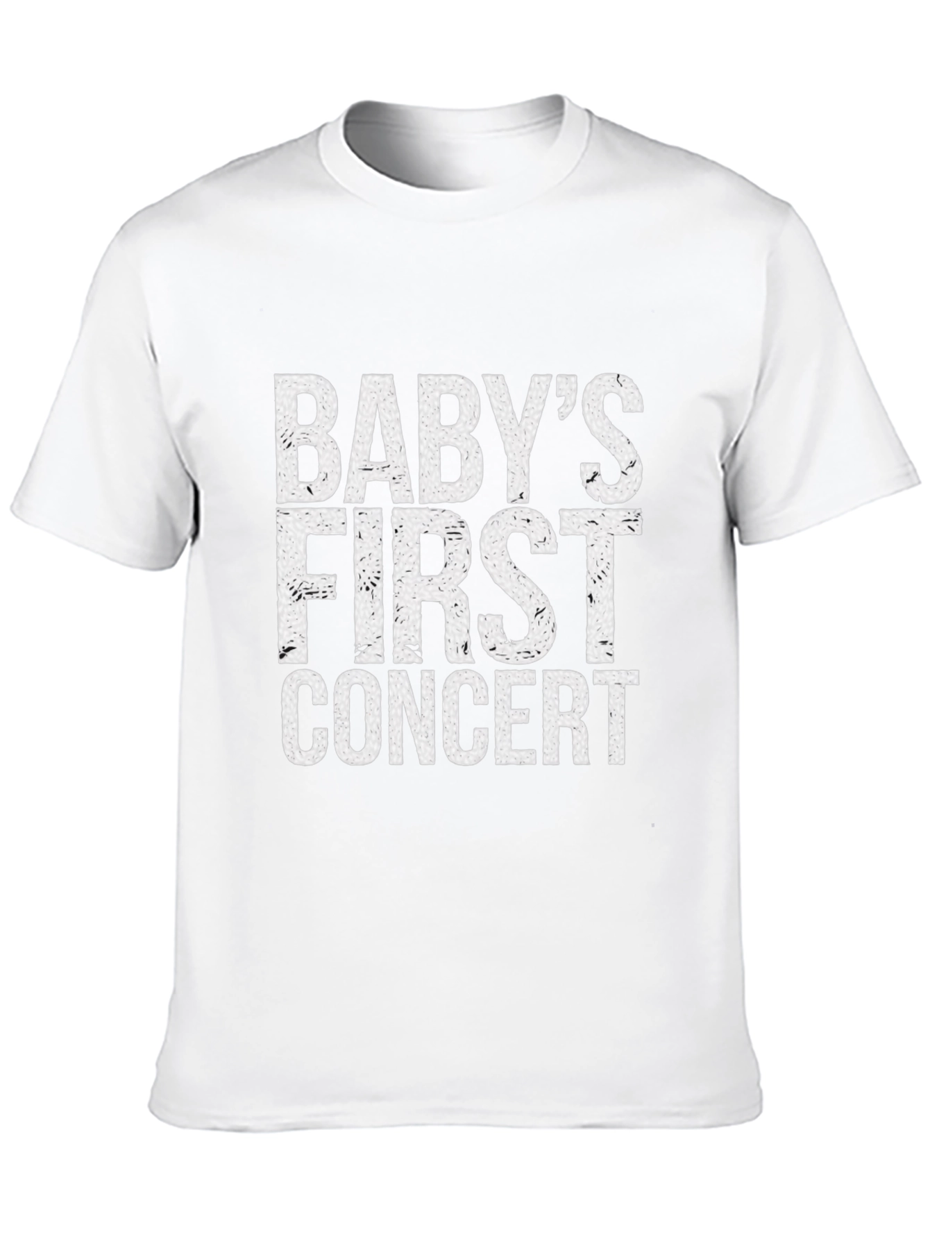 Babys First Concert T-Shirt - Black Cotton