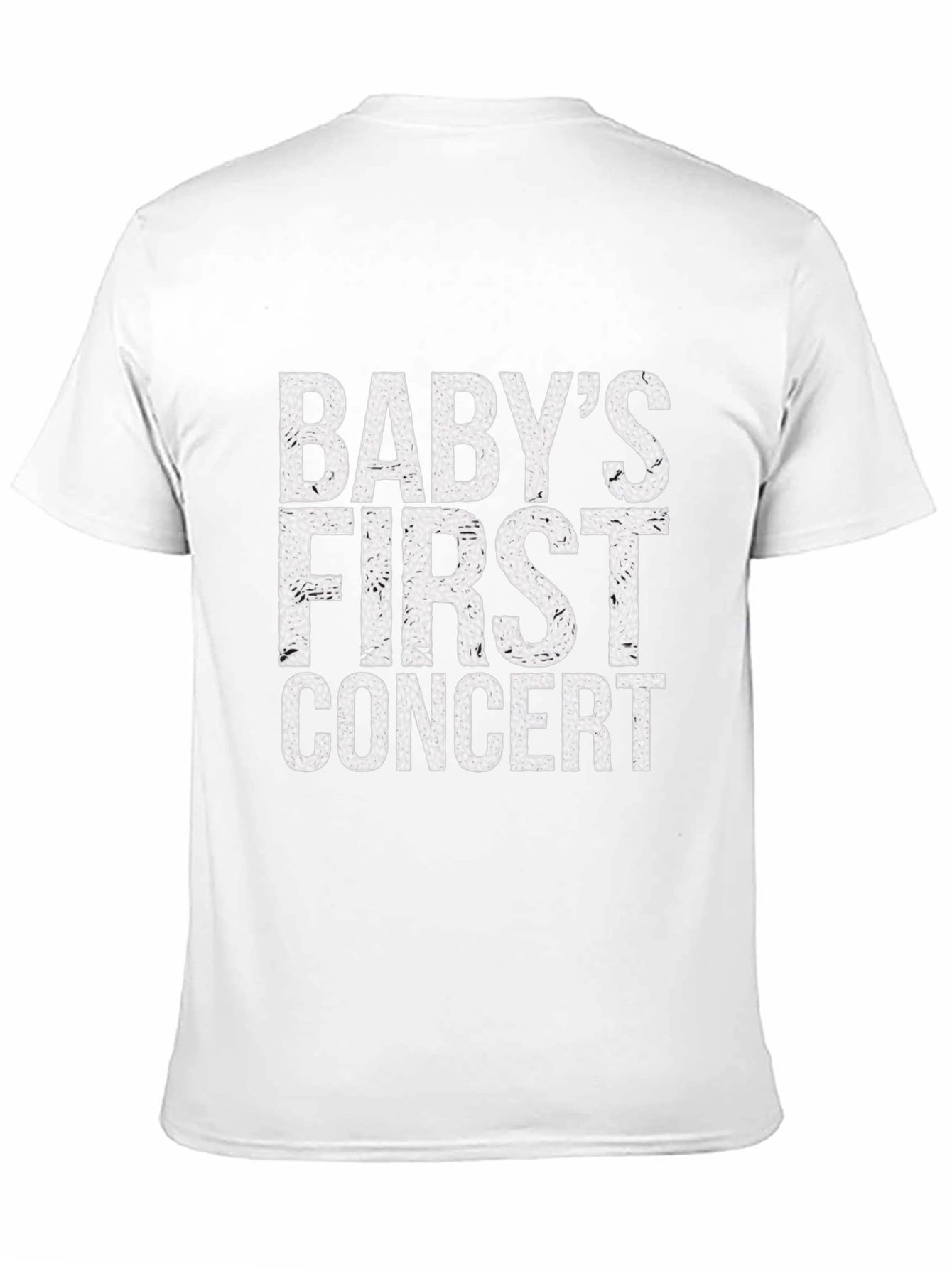 Babys First Concert T-Shirt - Black Cotton