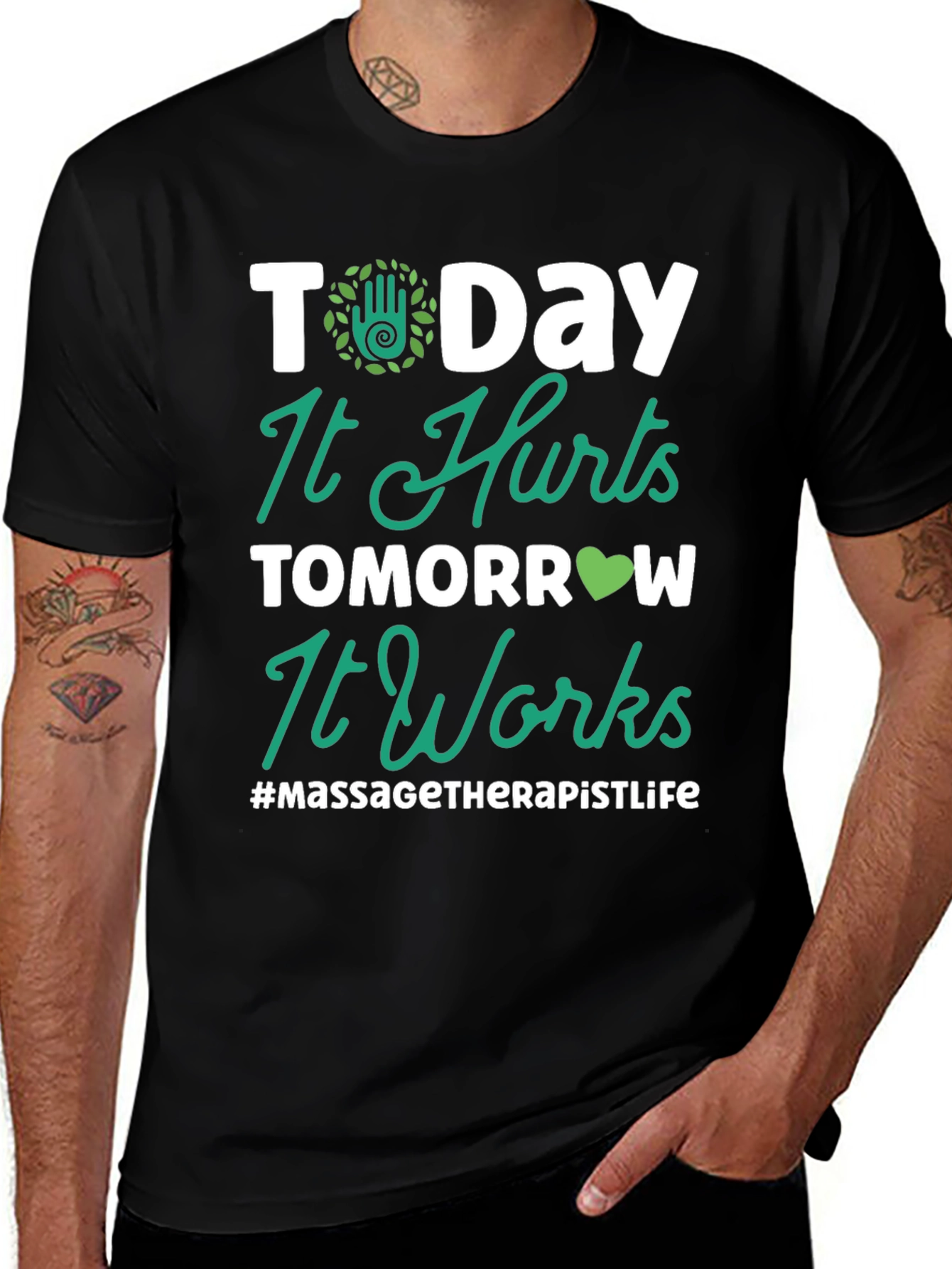 Massage Therapist Life T-Shirt - Today It Hurts