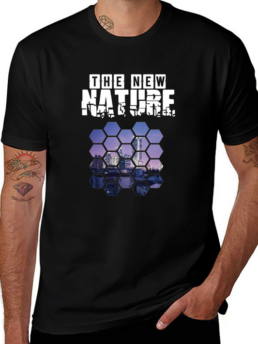 The New Nature Black Graphic T-Shirt