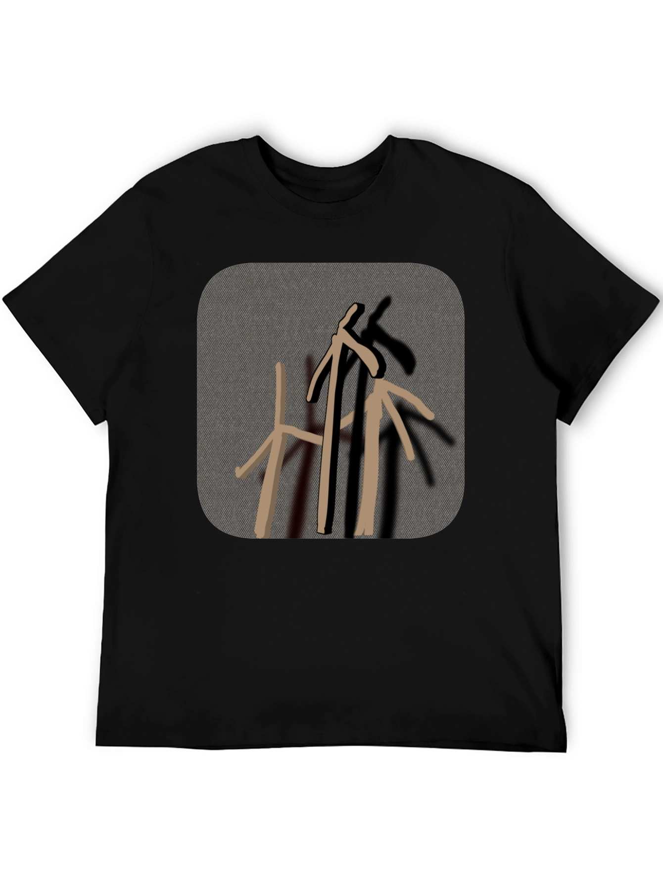 Abstract Graphic Print T-Shirt - Casual Style