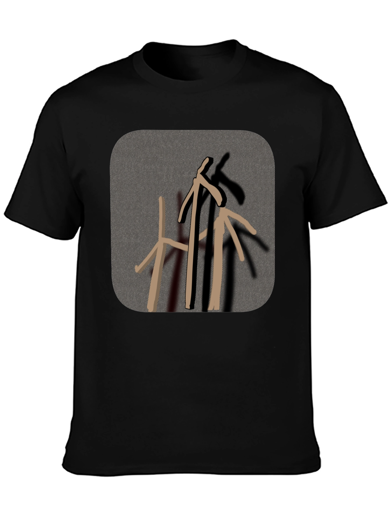 Abstract Graphic Print T-Shirt - Casual Style