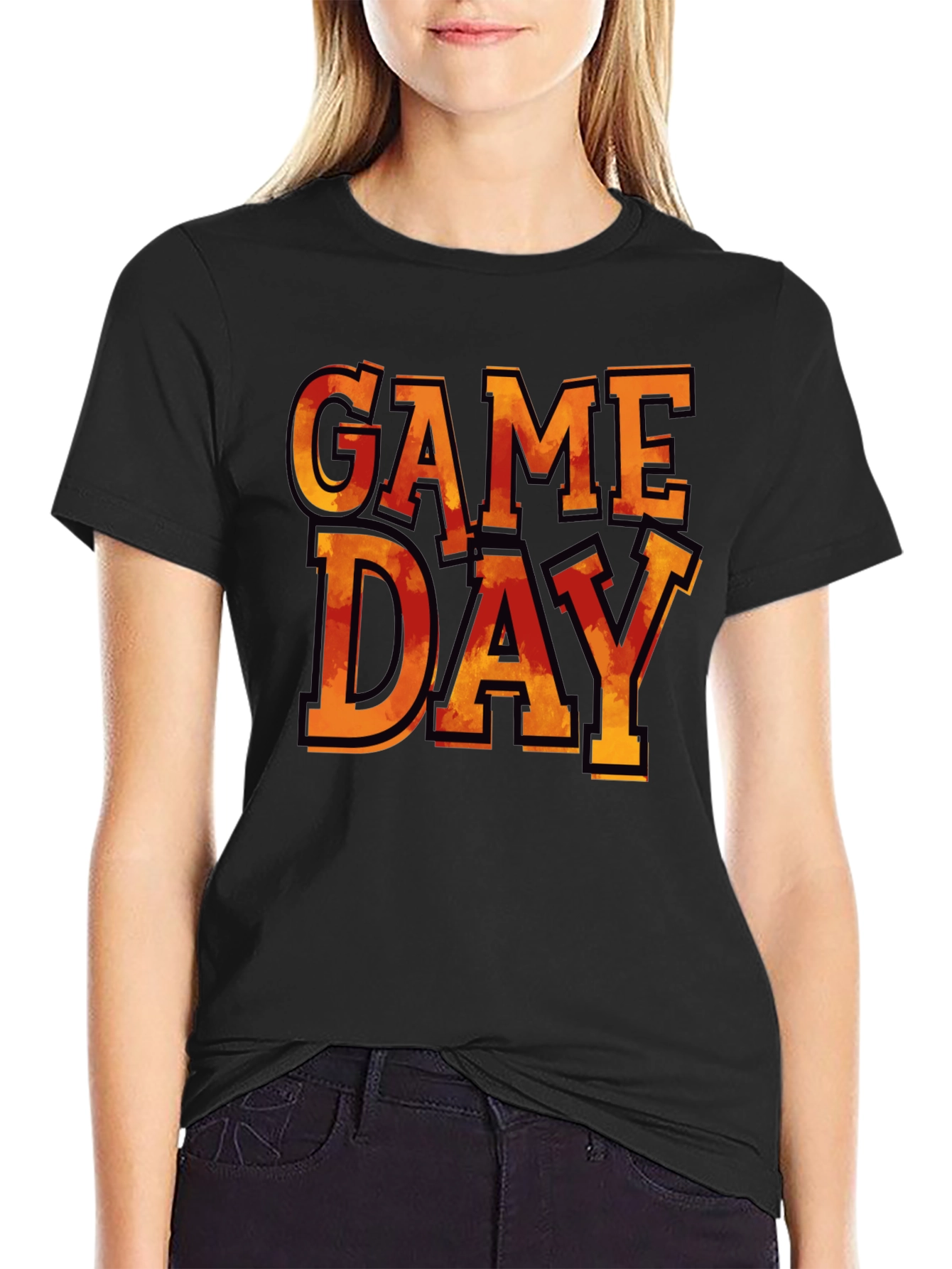 Game Day Graphic Tee - Mens Black T-Shirt
