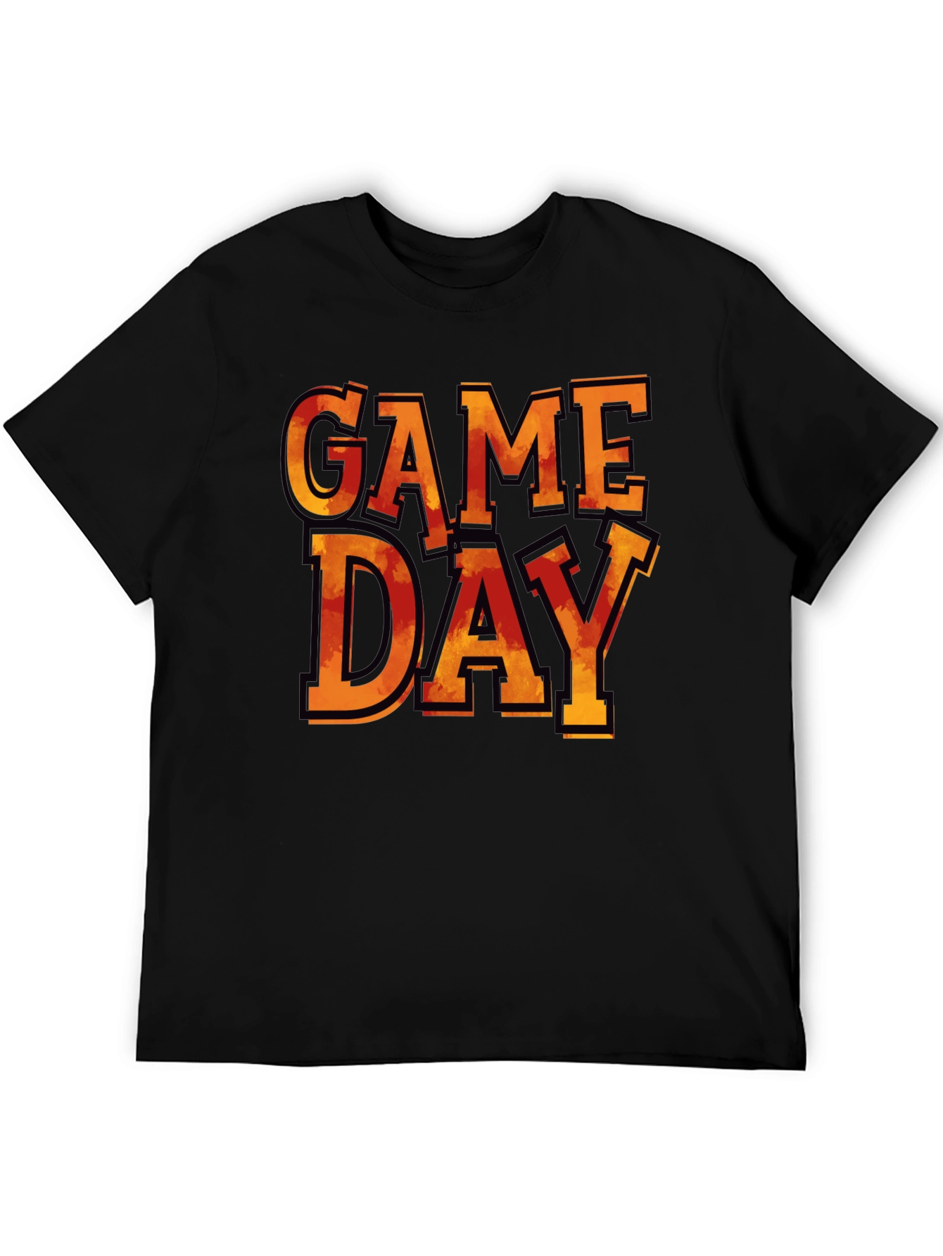 Game Day Graphic Tee - Mens Black T-Shirt