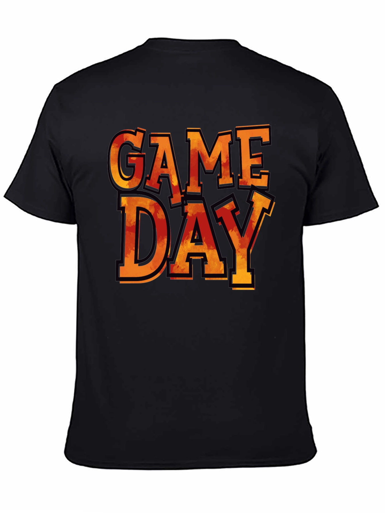 Game Day Graphic Tee - Mens Black T-Shirt