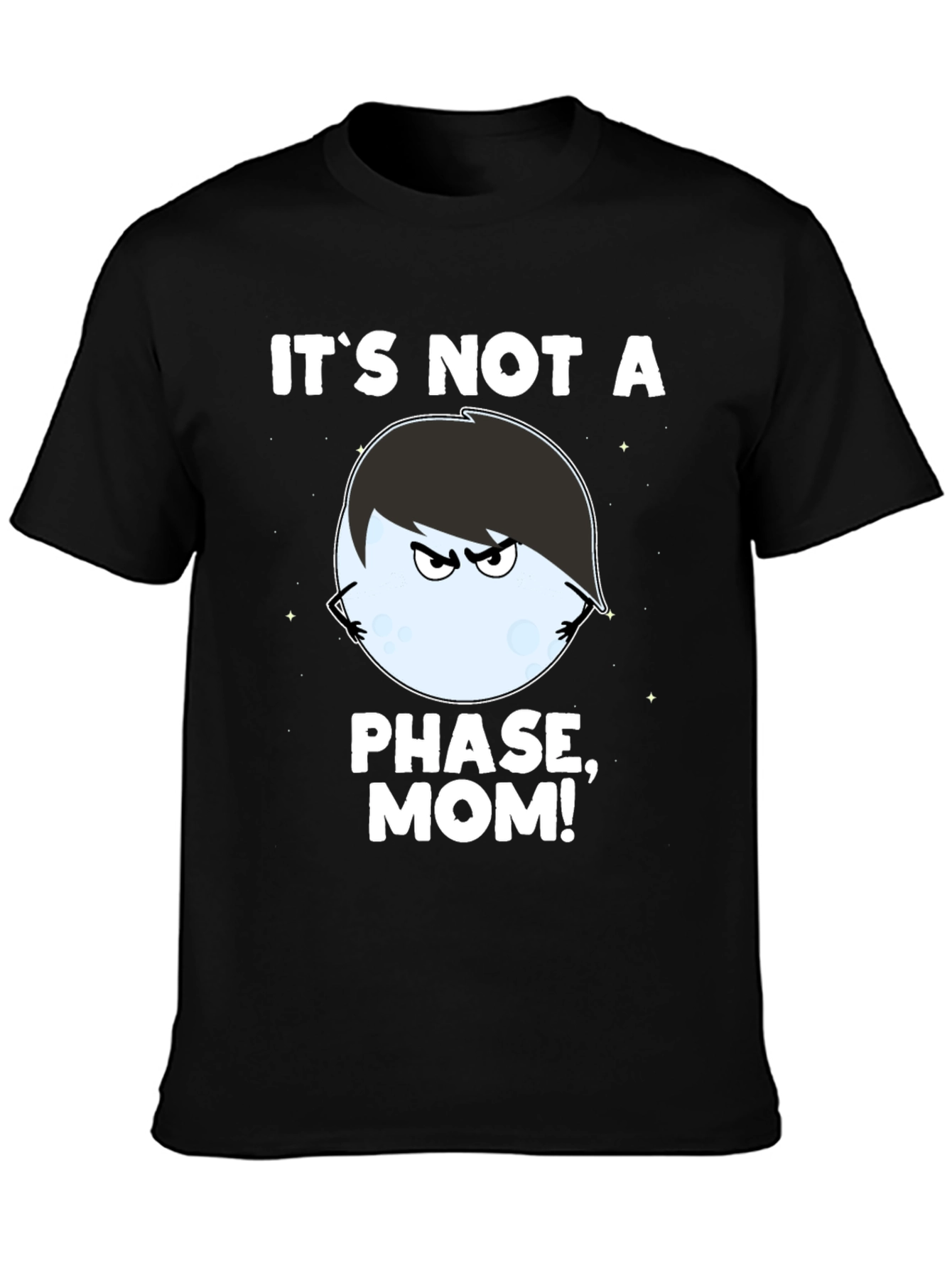 Emo Moon Phase Graphic Tee