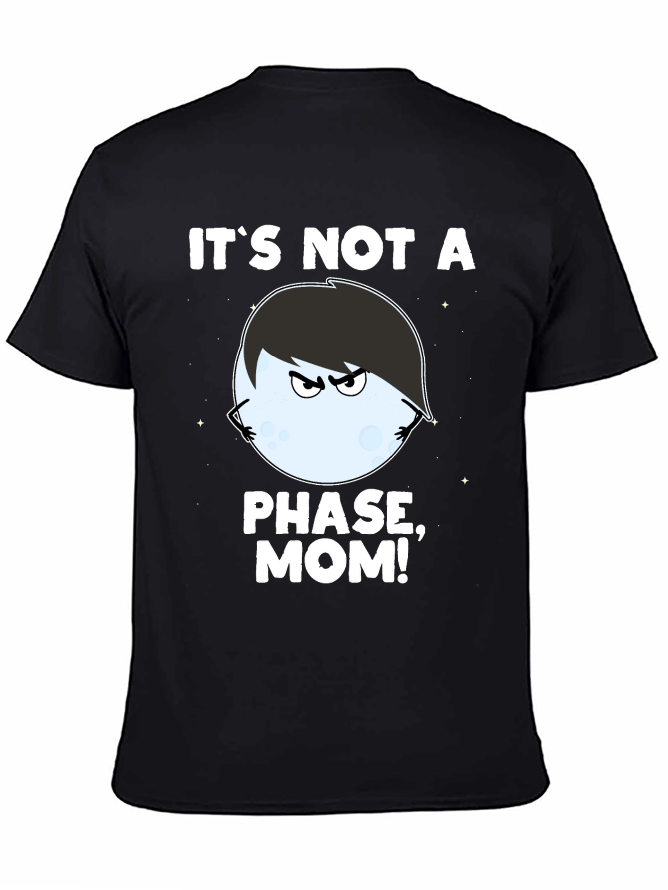 Emo Moon Phase Graphic Tee