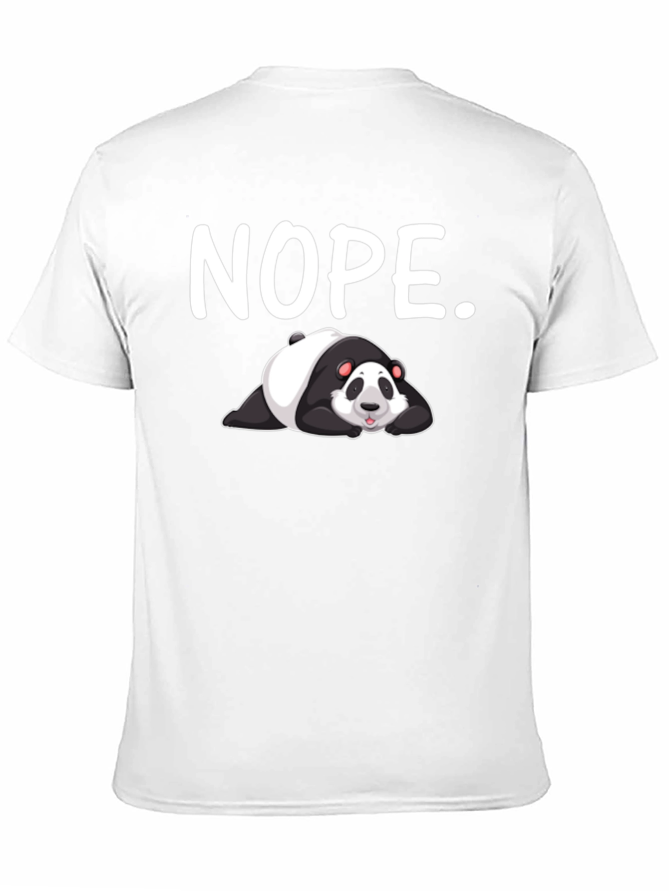 Nope Panda T-Shirt - Lazy Mood Tee