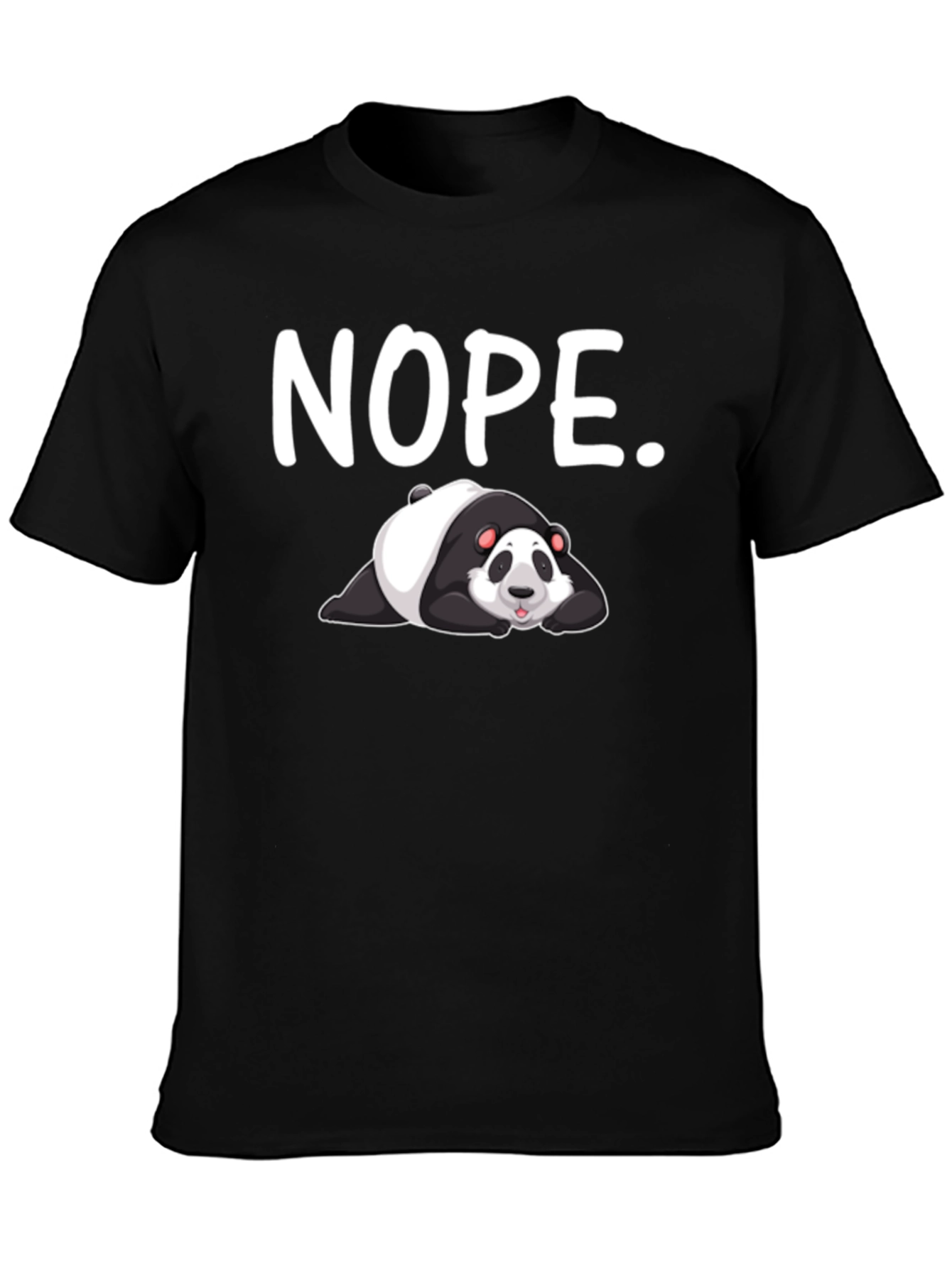 Nope Panda T-Shirt - Lazy Mood Tee