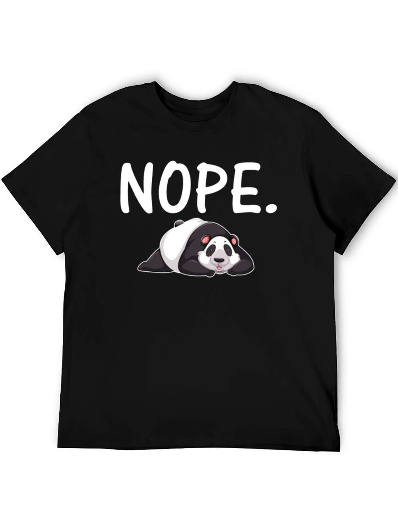 Nope Panda T-Shirt - Lazy Mood Tee