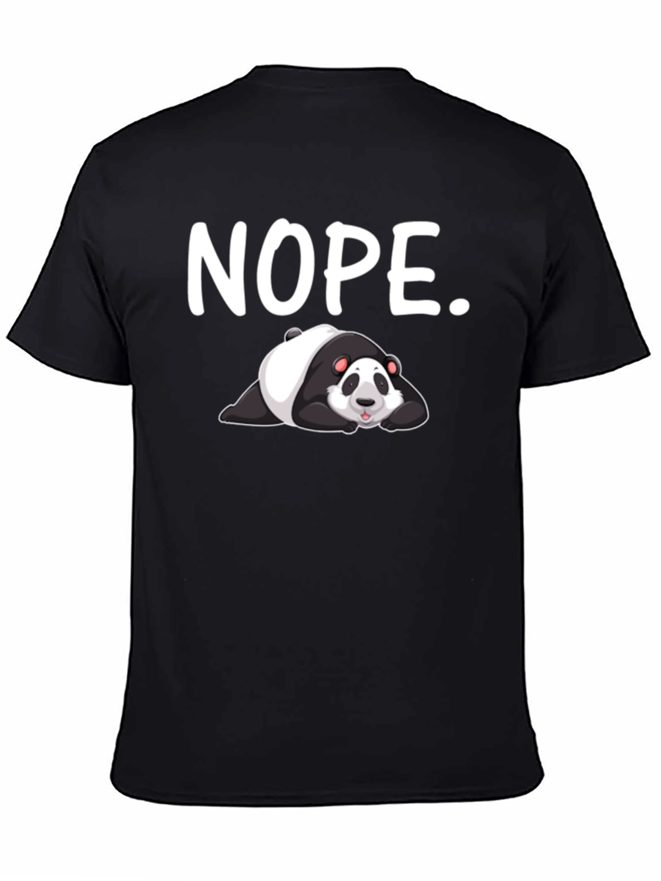 Nope Panda T-Shirt - Lazy Mood Tee