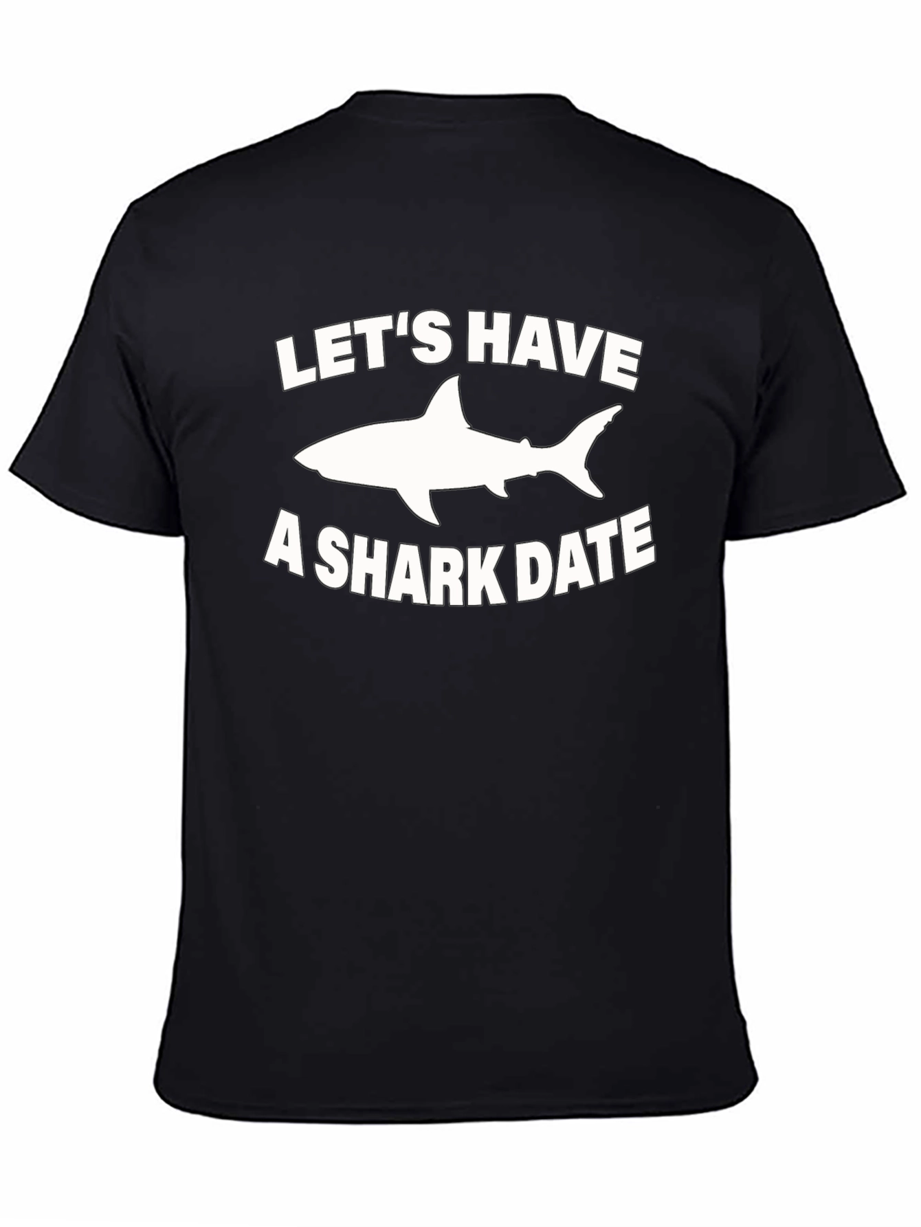 Funny Shark Date Graphic T-Shirt