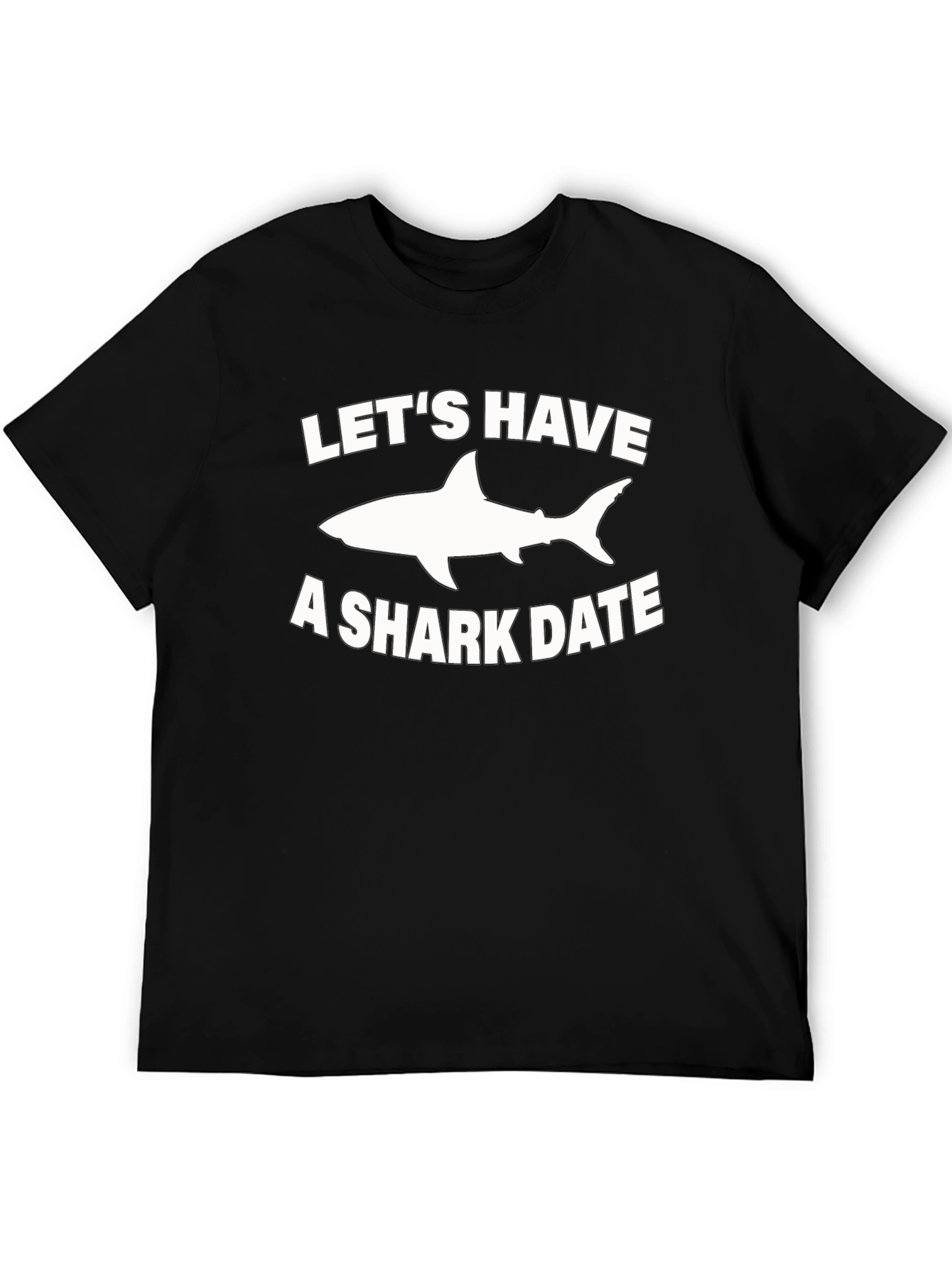 Funny Shark Date Graphic T-Shirt