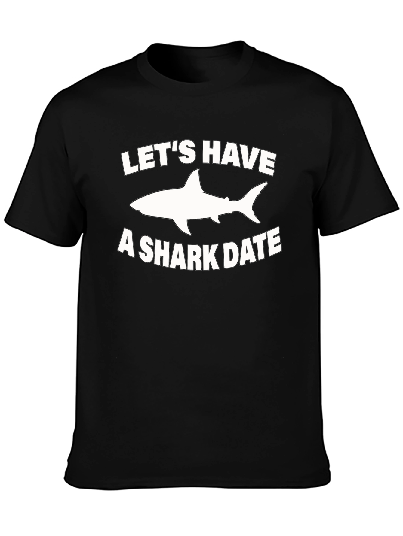 Funny Shark Date Graphic T-Shirt