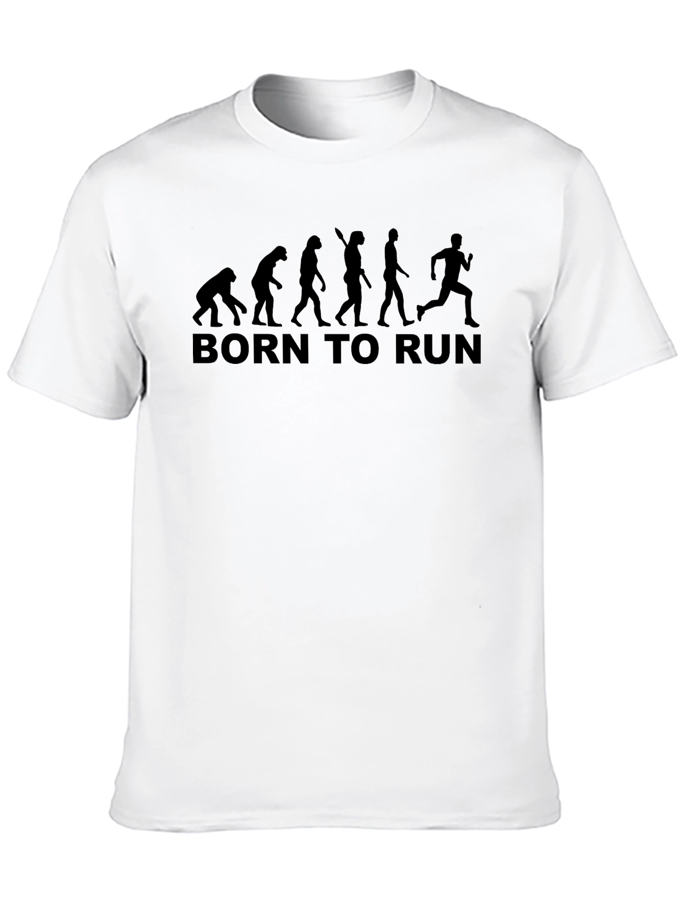 Born to Run Evolution T-Shirt - Black