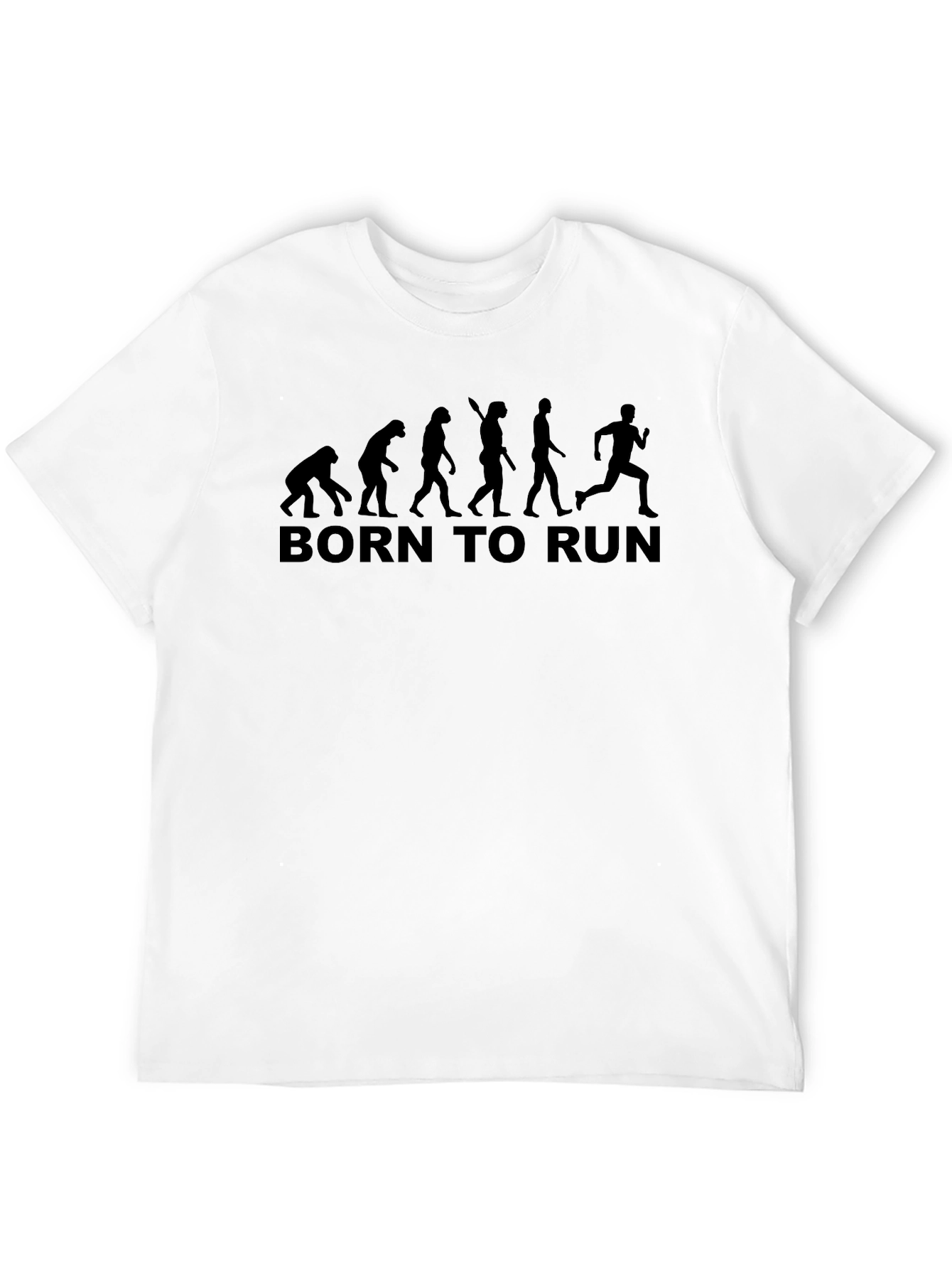 Born to Run Evolution T-Shirt - Black