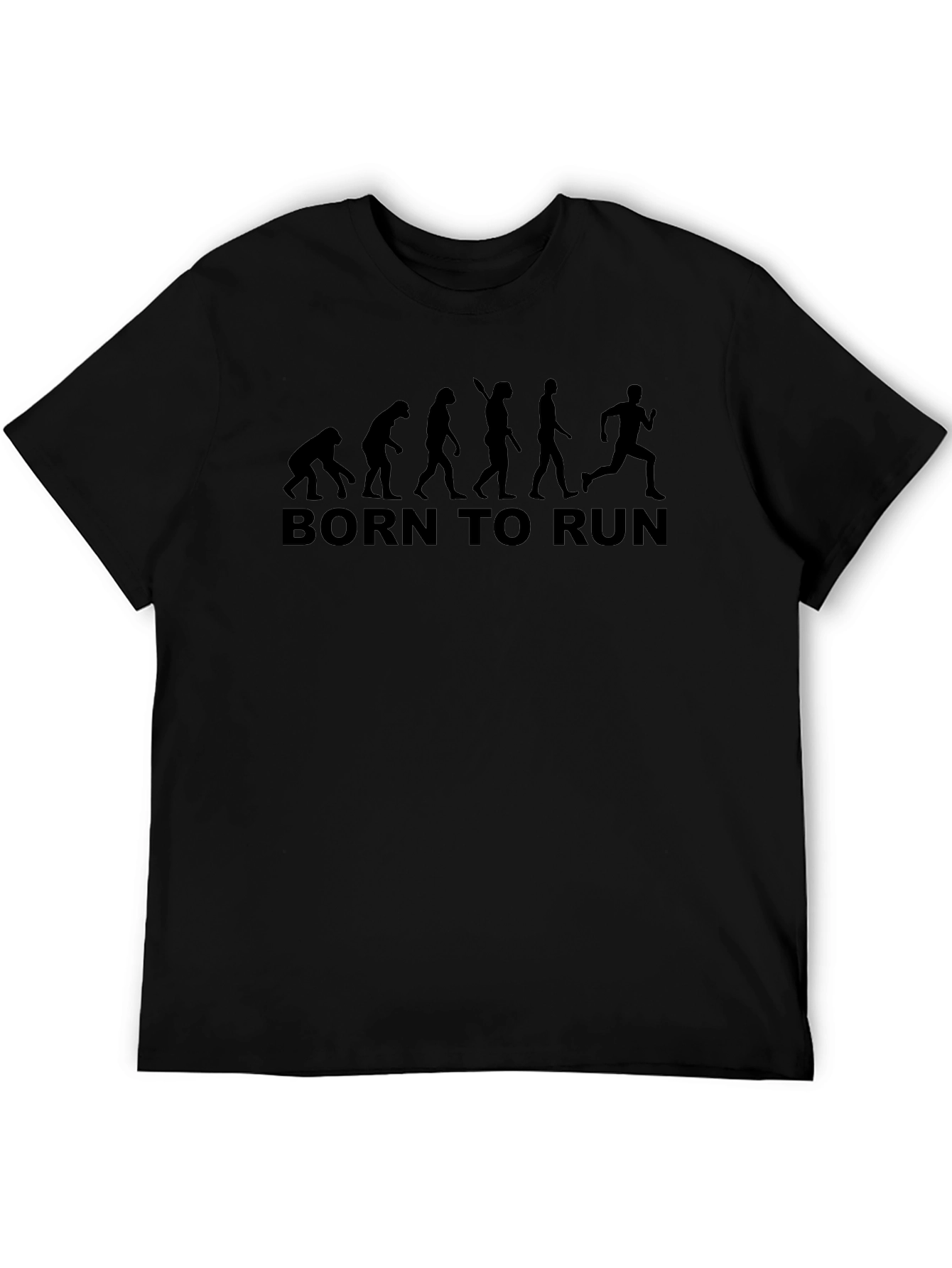 Born to Run Evolution T-Shirt - Black