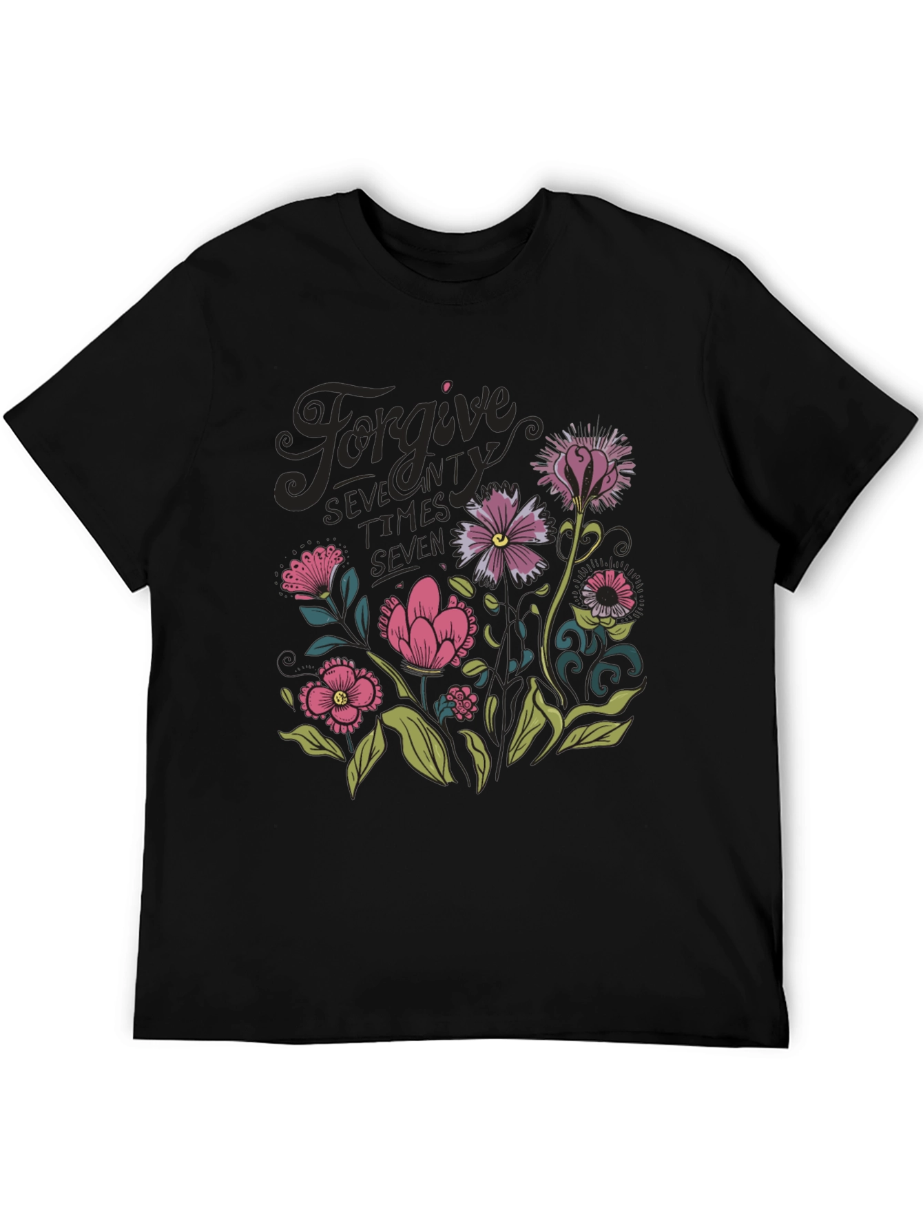 Forgive Floral Graphic T-Shirt