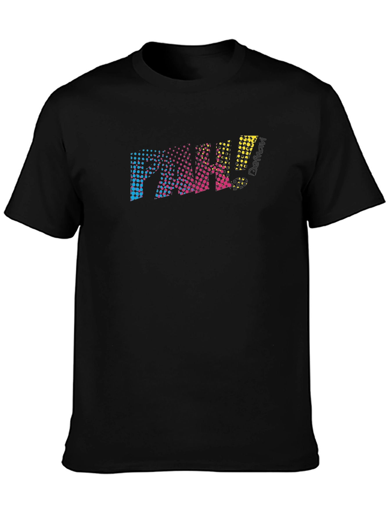 FAK! Graphic T-Shirt - Mens Black Crew Neck Tee