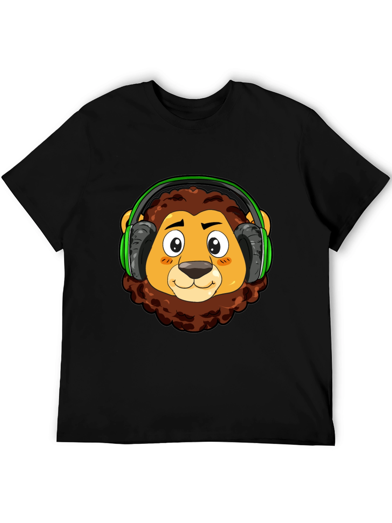 Lion Headphone T-Shirt