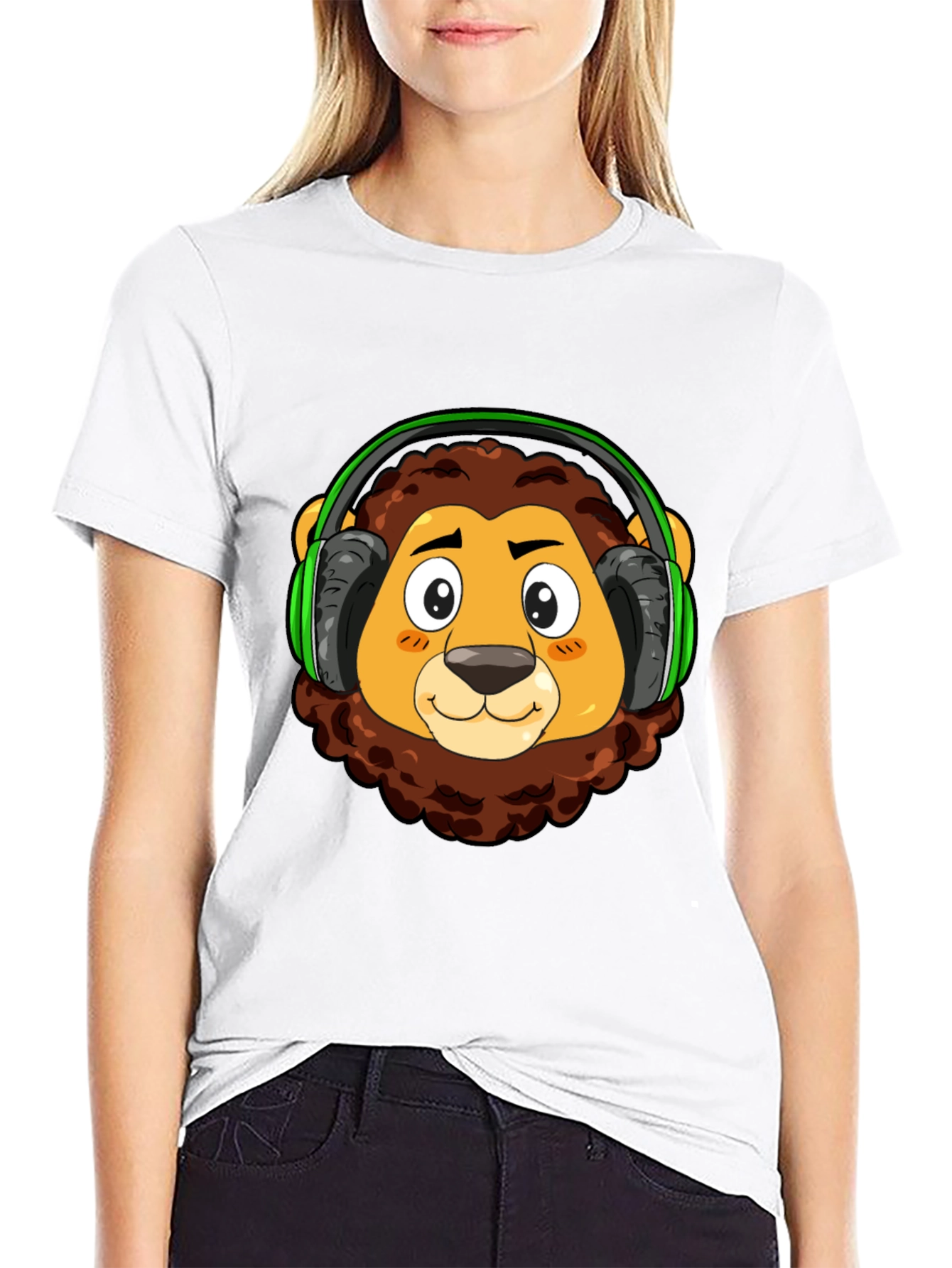 Lion Headphone T-Shirt