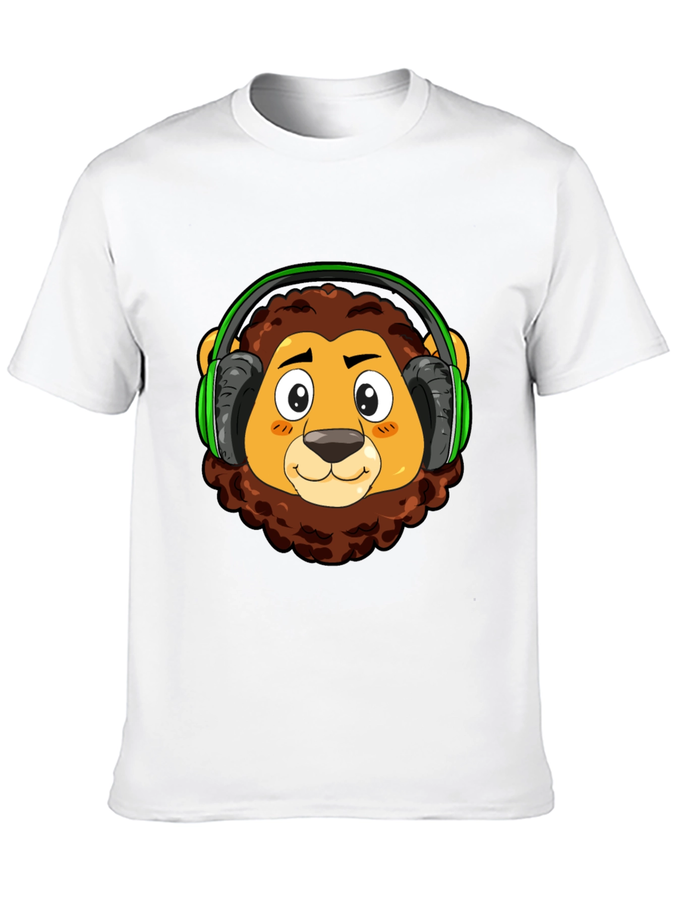 Lion Headphone T-Shirt