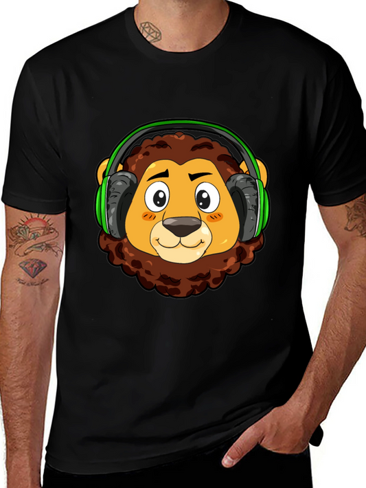 Lion Headphone T-Shirt