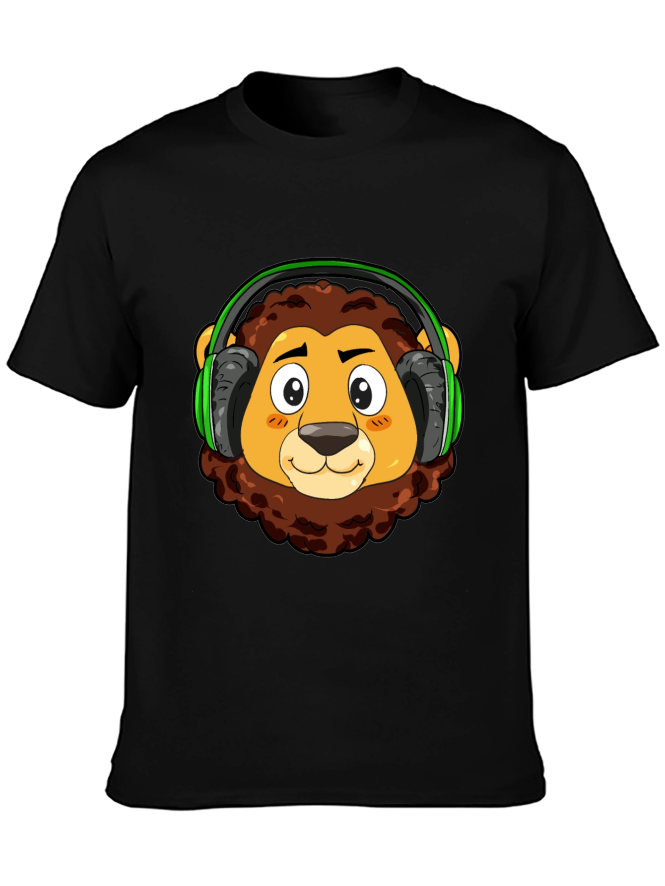 Lion Headphone T-Shirt