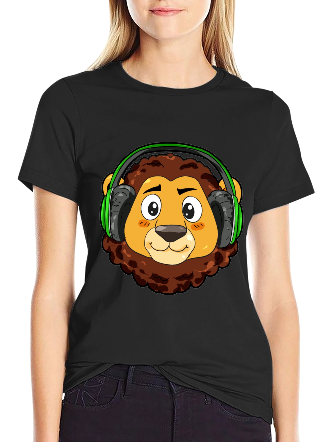 Lion Headphone T-Shirt