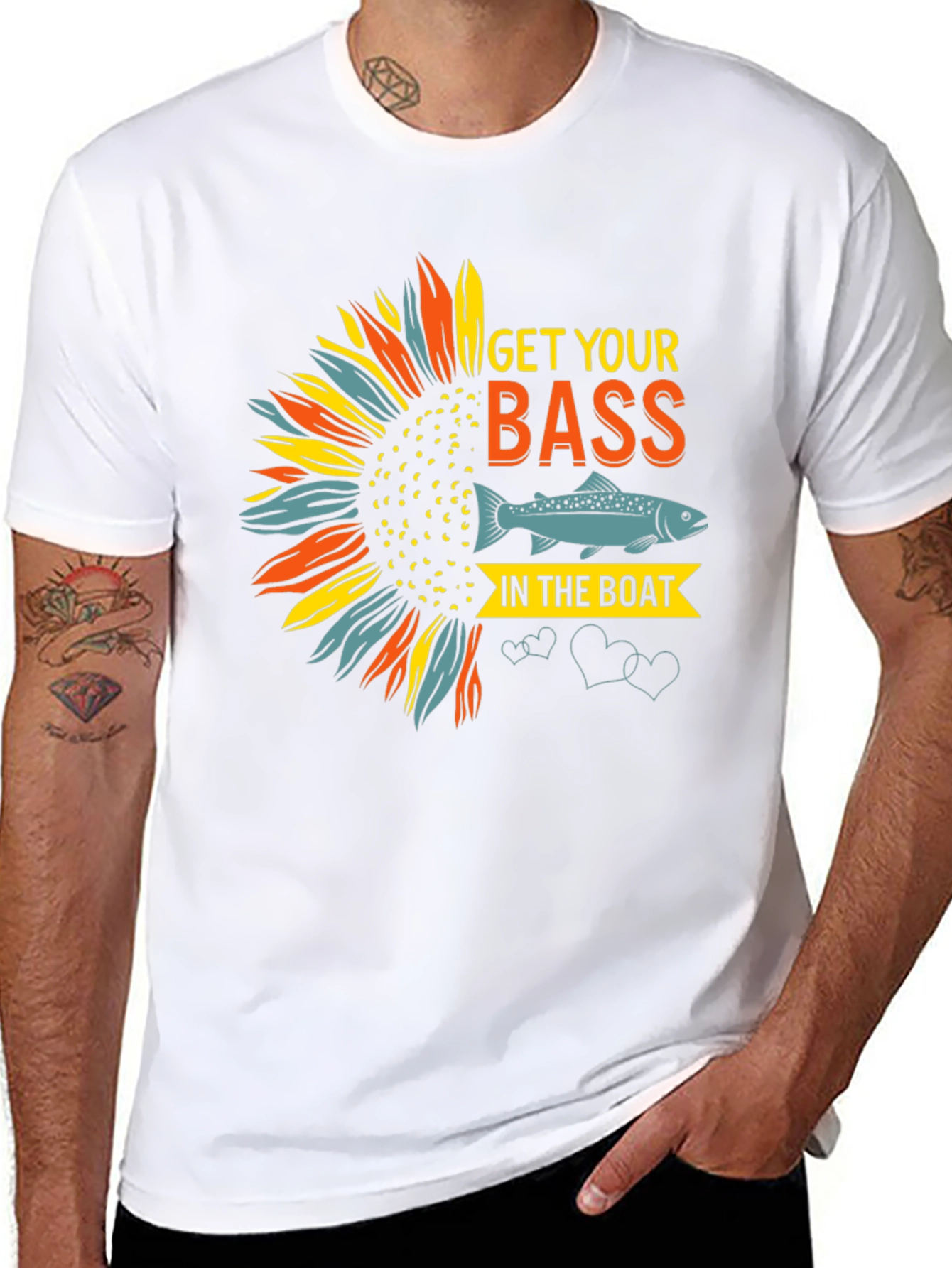 Get Your Bass In The Boat Graphic T-Shirt