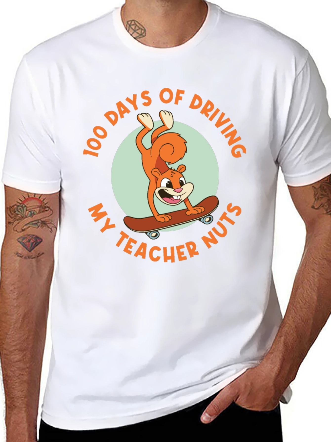 100 Days of Driving My Teacher Nuts T-Shirt