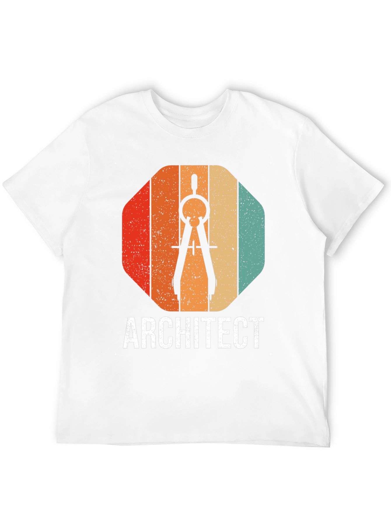 Architect T-Shirt - Drafting Compass Design