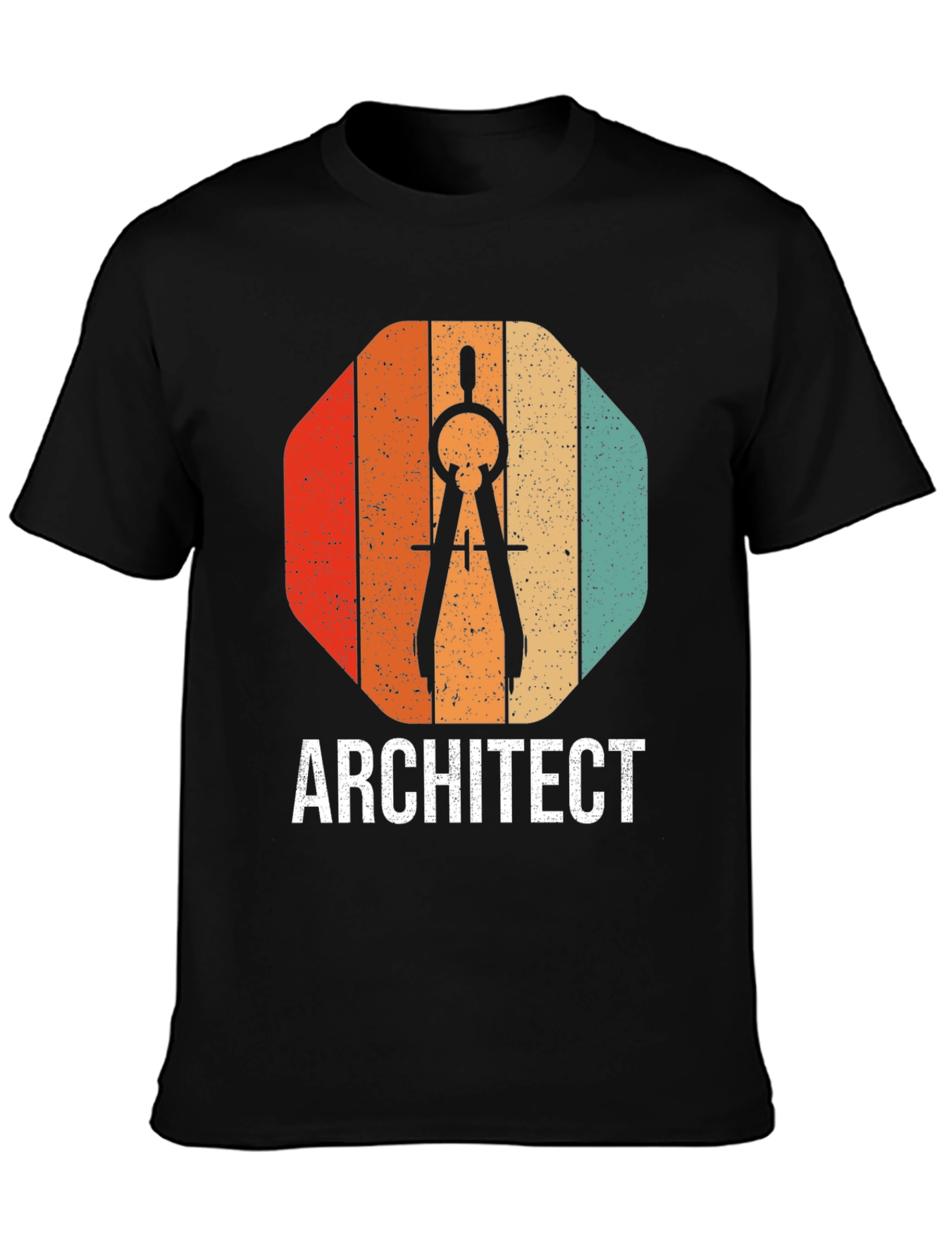 Architect T-Shirt - Drafting Compass Design