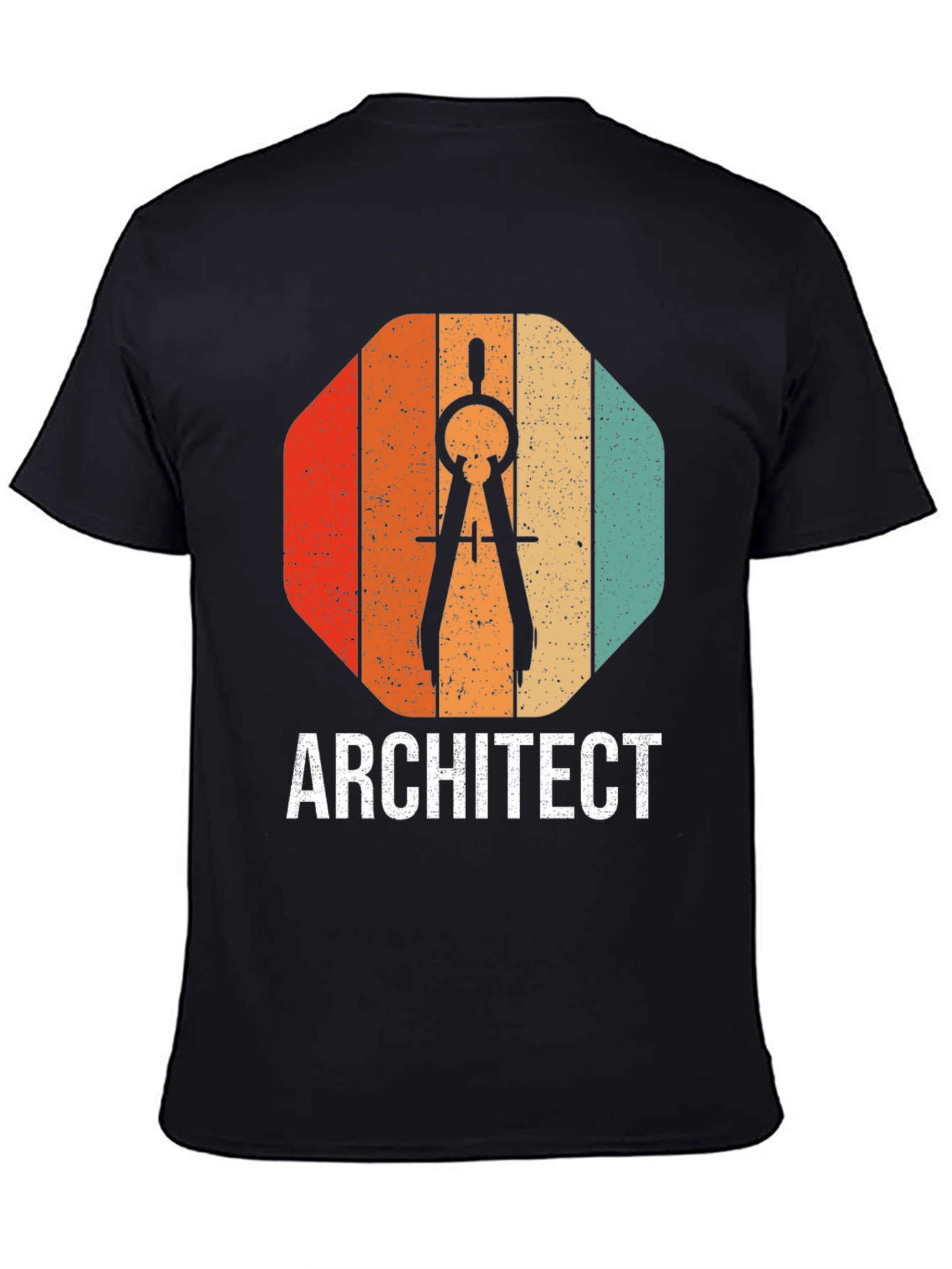 Architect T-Shirt - Drafting Compass Design