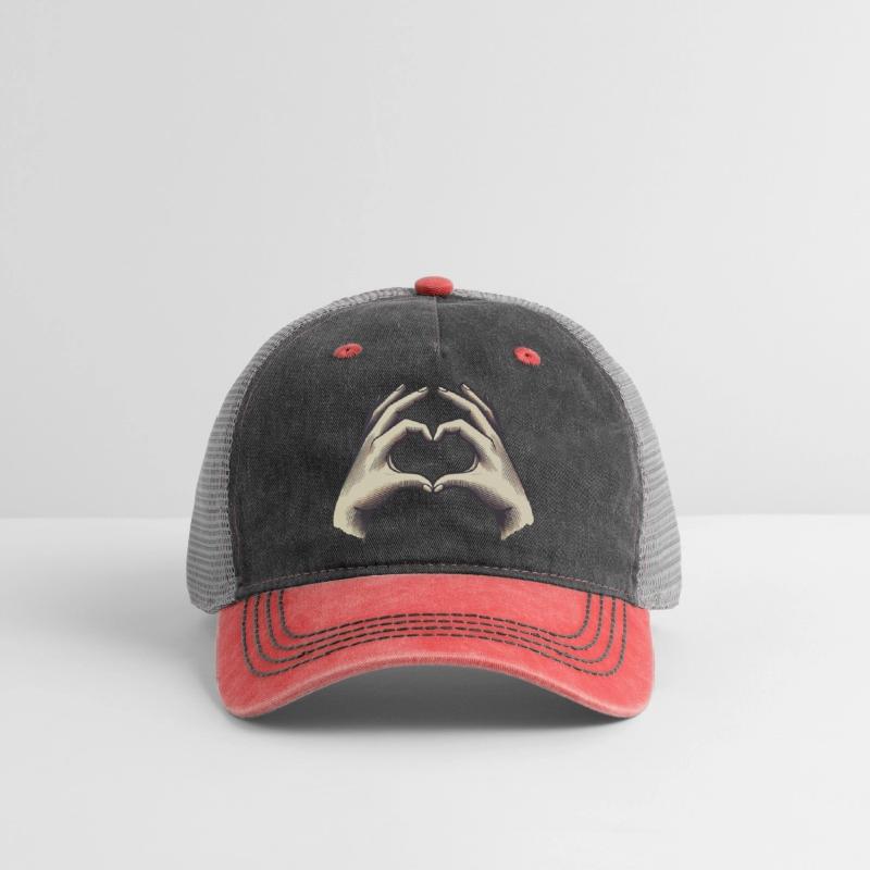 Hand-Illustrated Gesture Forming a Heart Shape