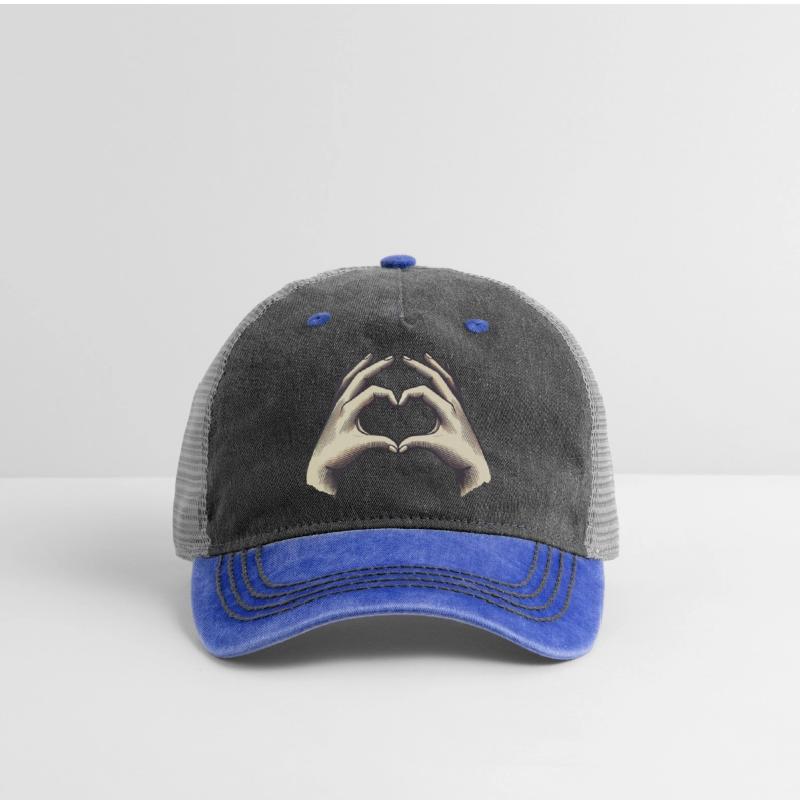 Hand-Illustrated Gesture Forming a Heart Shape