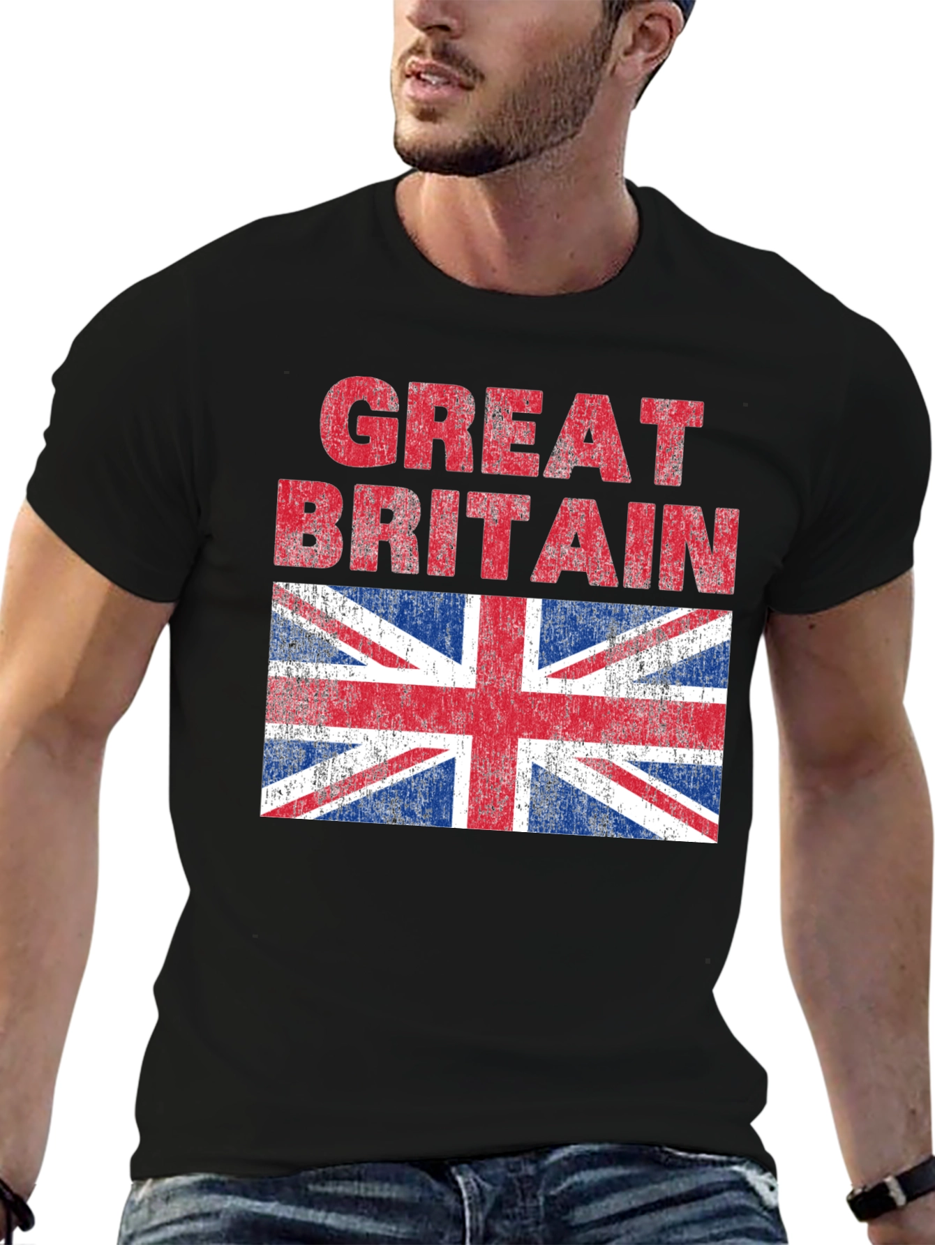 Great Britain Flag Graphic T-Shirt