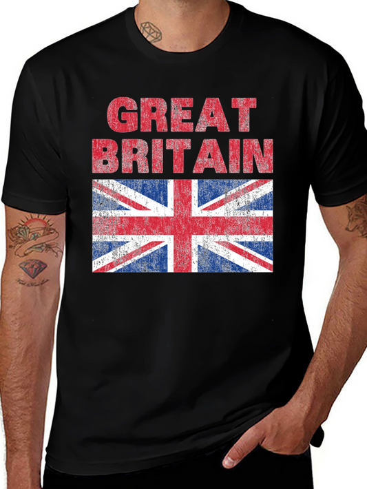Great Britain Flag Graphic T-Shirt