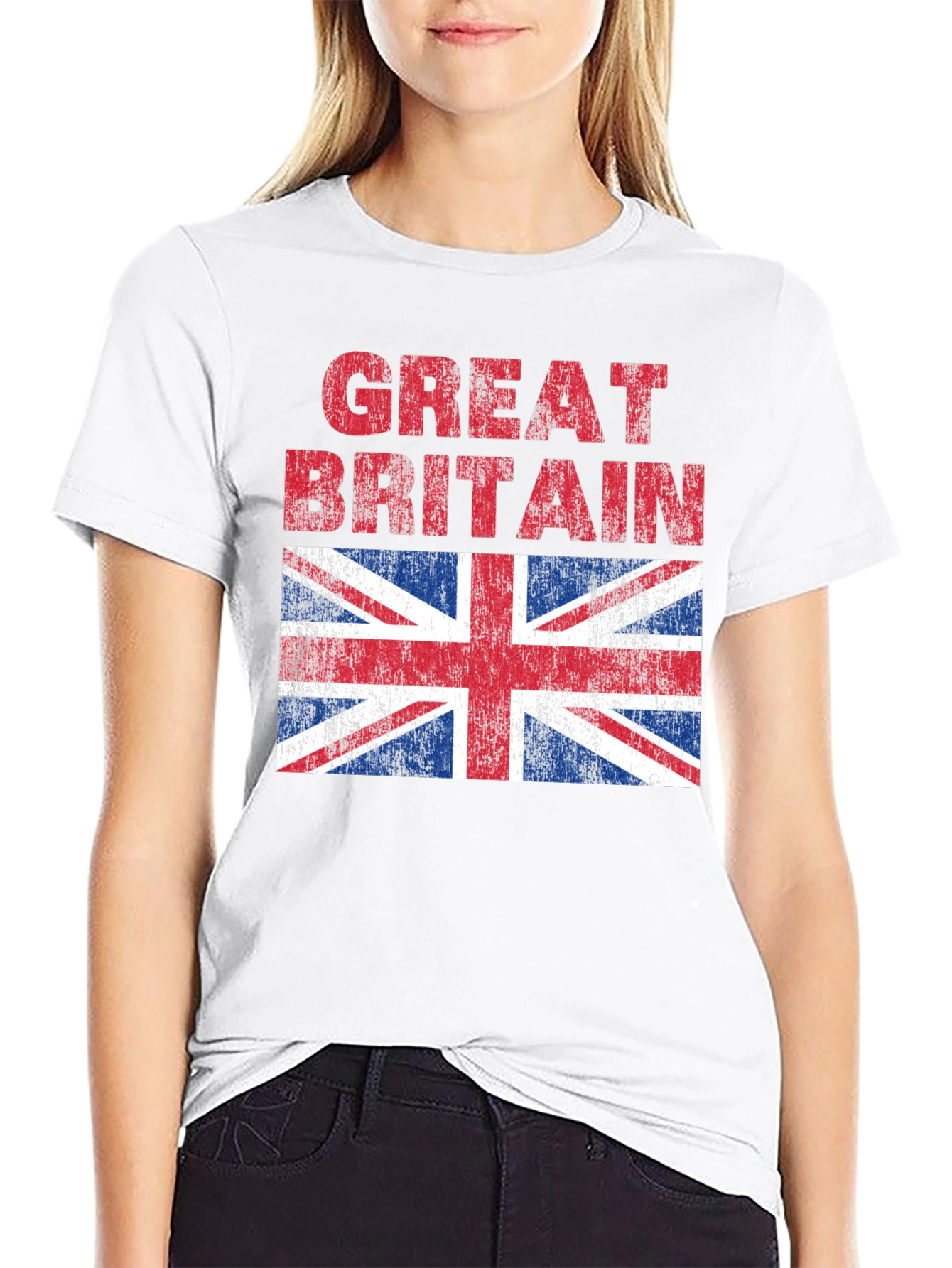 Great Britain Flag Graphic T-Shirt
