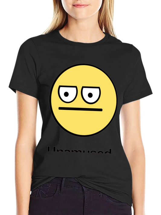Unamused Emoji T-Shirt - Express Your Mood!