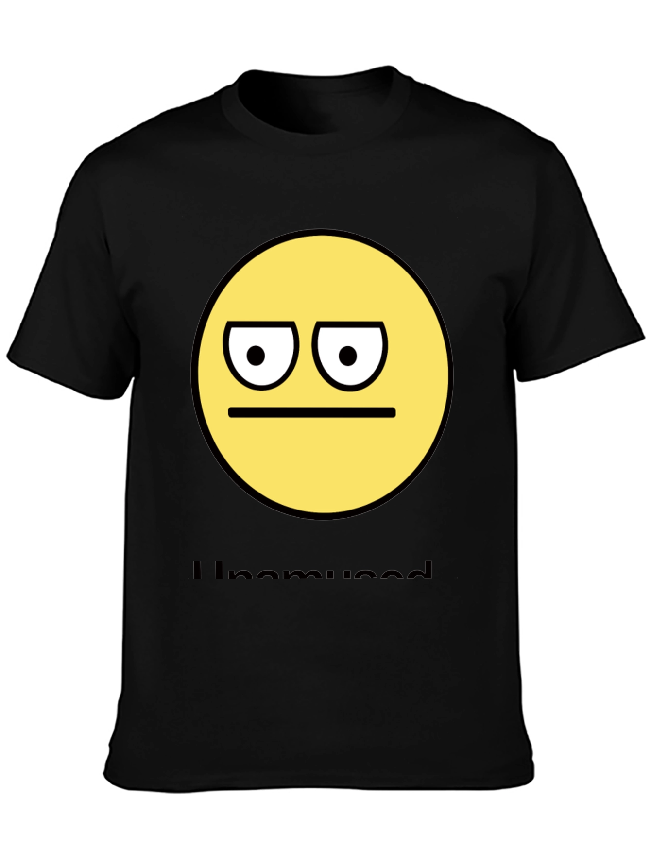 Unamused Emoji T-Shirt - Express Your Mood!