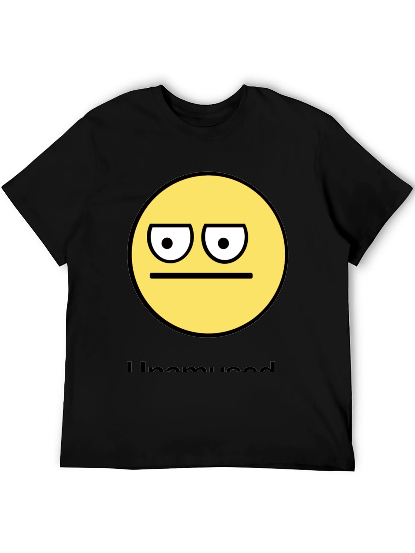 Unamused Emoji T-Shirt - Express Your Mood!