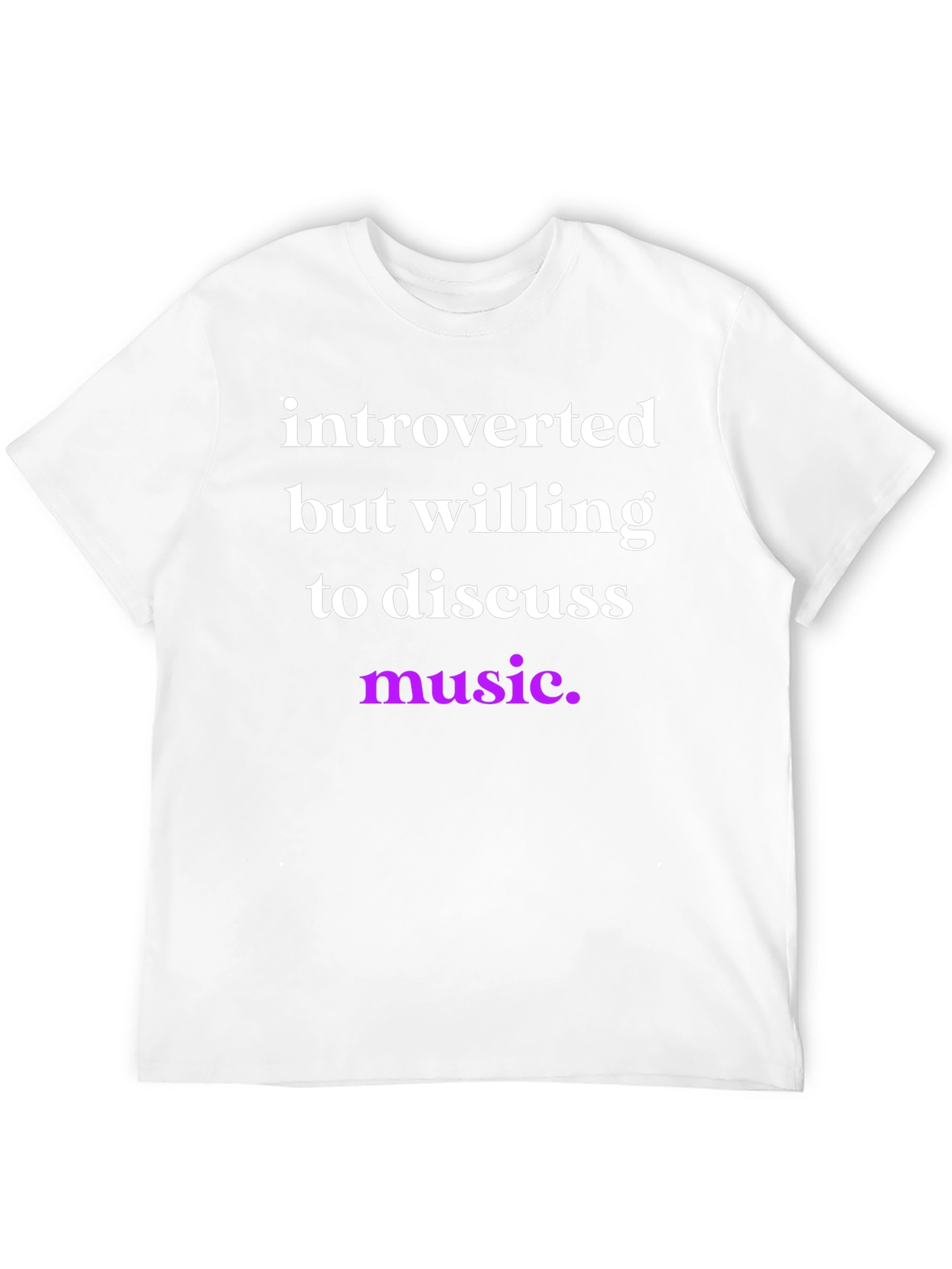 Introverted Music Lover T-Shirt