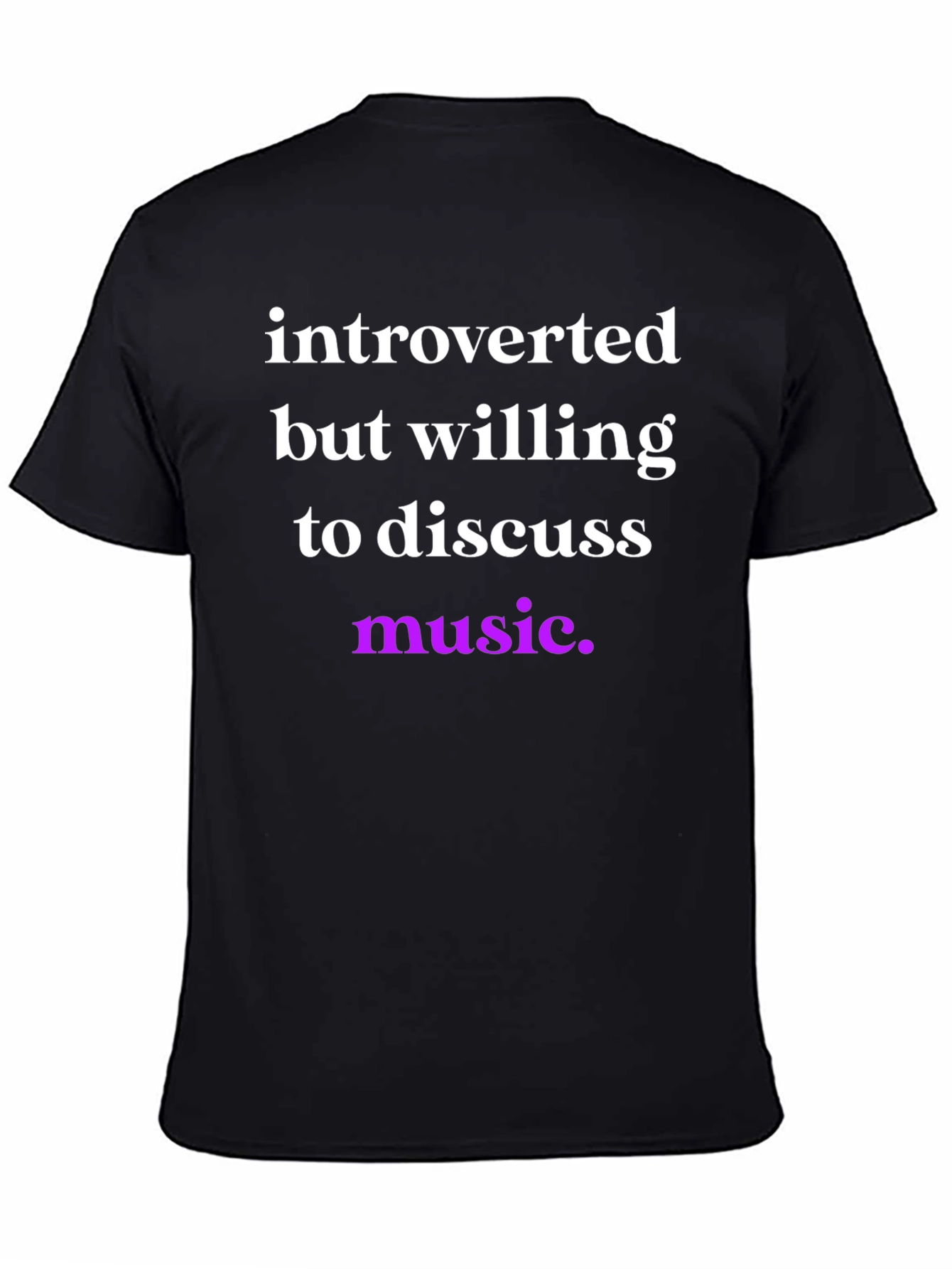 Introverted Music Lover T-Shirt