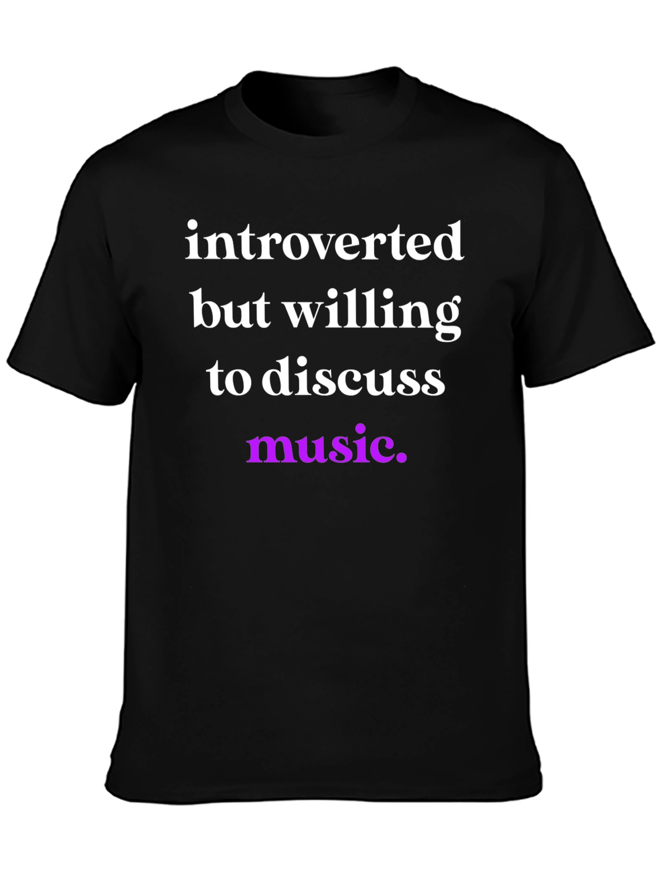 Introverted Music Lover T-Shirt
