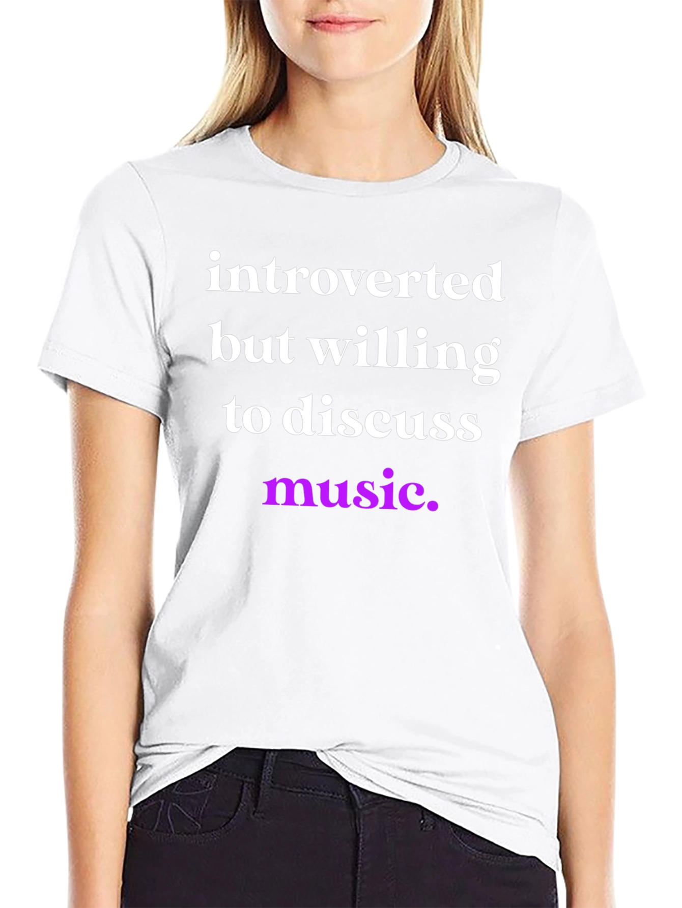 Introverted Music Lover T-Shirt
