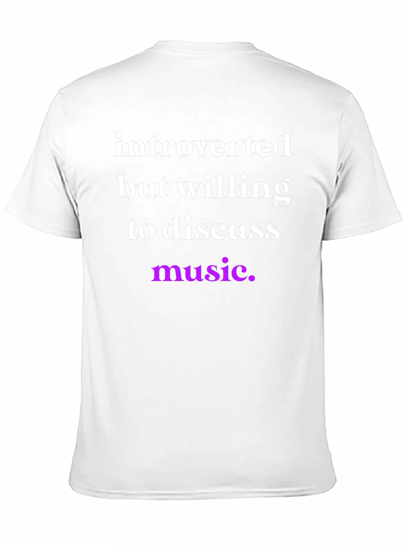 Introverted Music Lover T-Shirt
